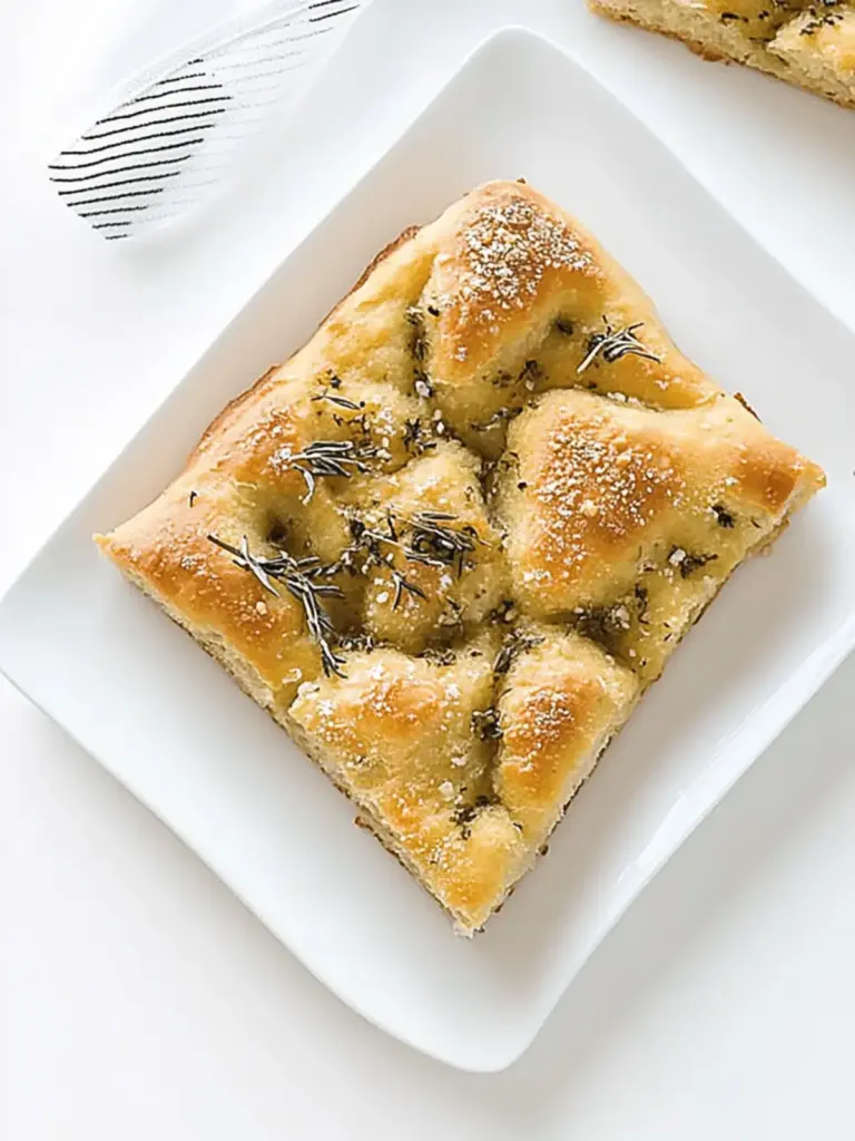 One Hour Focaccia Bread