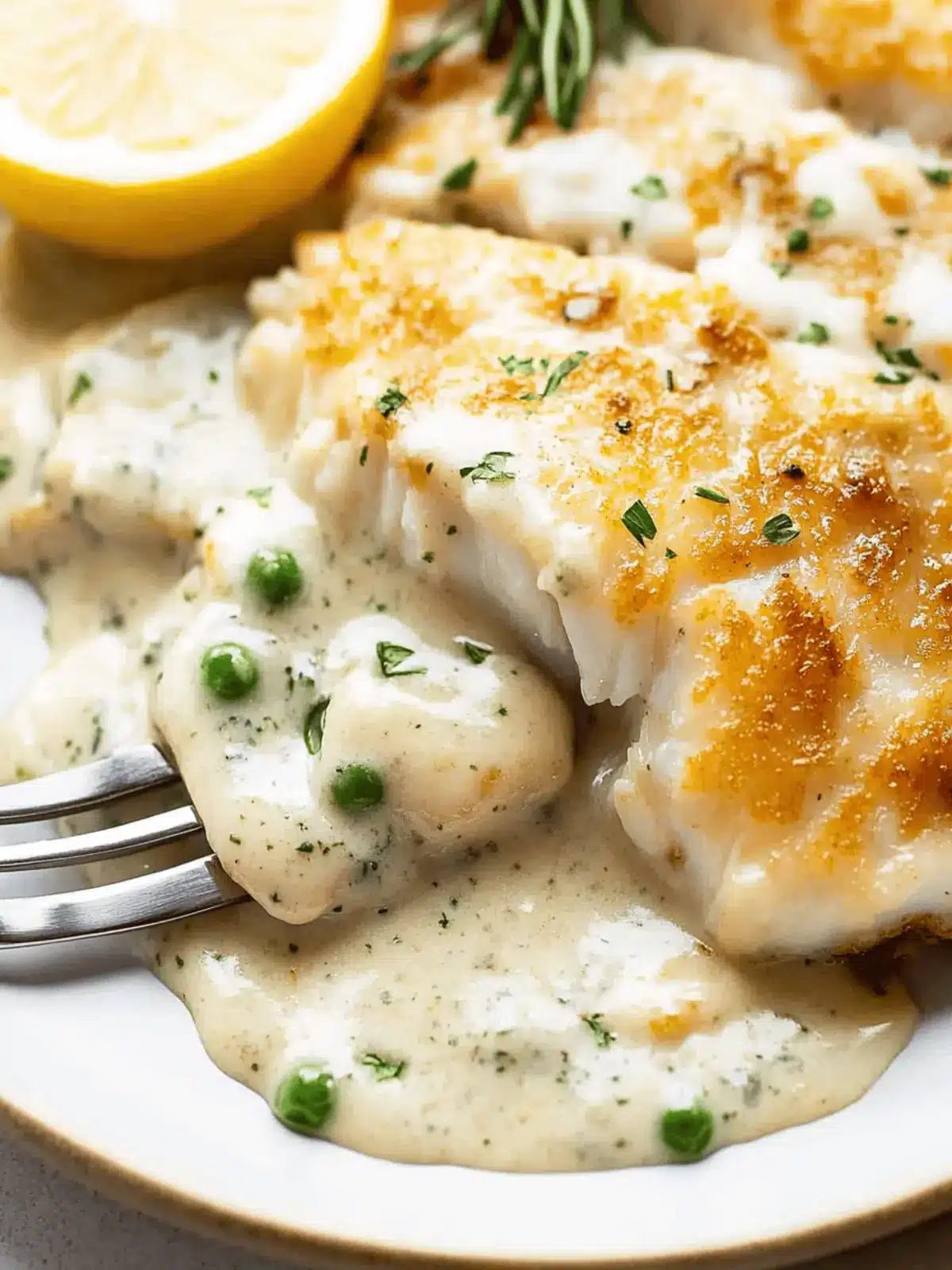 Melt-in-Your-Mouth Creamy Lemon Parmesan Cod in 30 Minutes 2 Creamy Lemon Parmesan Cod