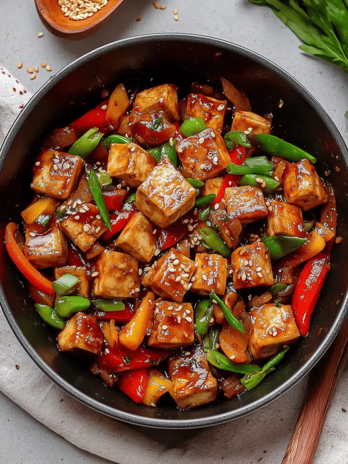 Crispy Tofu Stir Fry