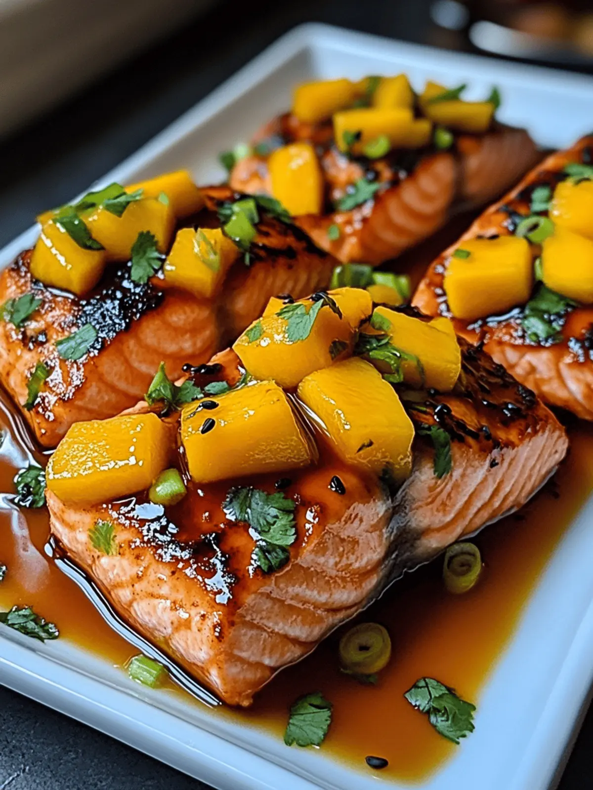 Mango Teriyaki Salmon