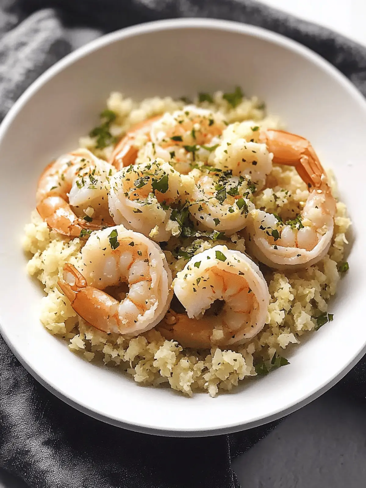Garlic Butter Shrimp and Cauliflower Rice: A 30-Minute Delight 2 Garlic Butter Shrimp and Cauliflower Rice