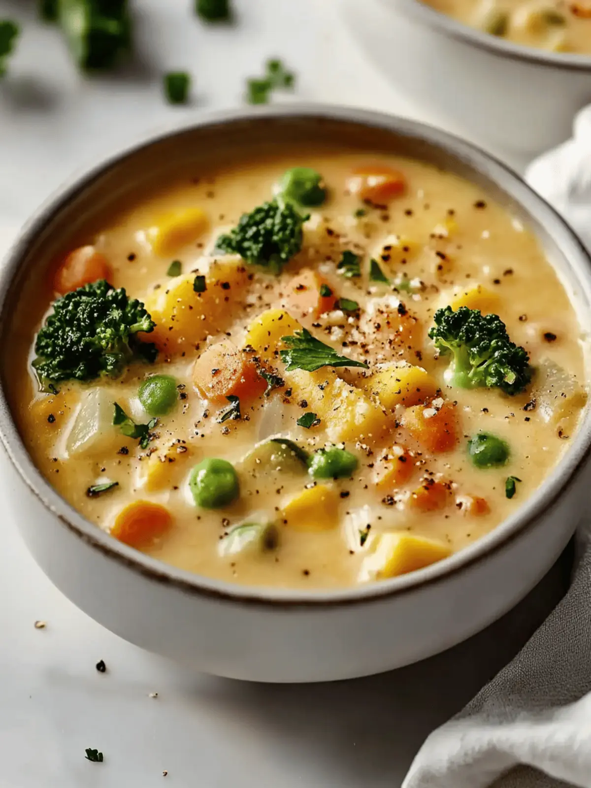 Comforting Veggie Pot Pie Soup Ready in 45 Minutes 4 Veggie Pot Pie Soup