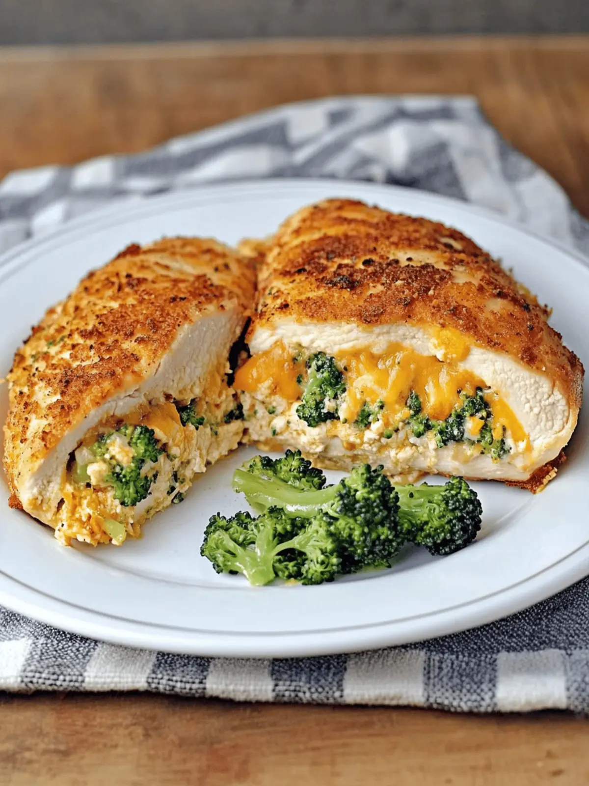 Cheesy Broccoli Stuffed Chicken for a Healthy Family Feast 2 Cheesy Broccoli Stuffed Chicken