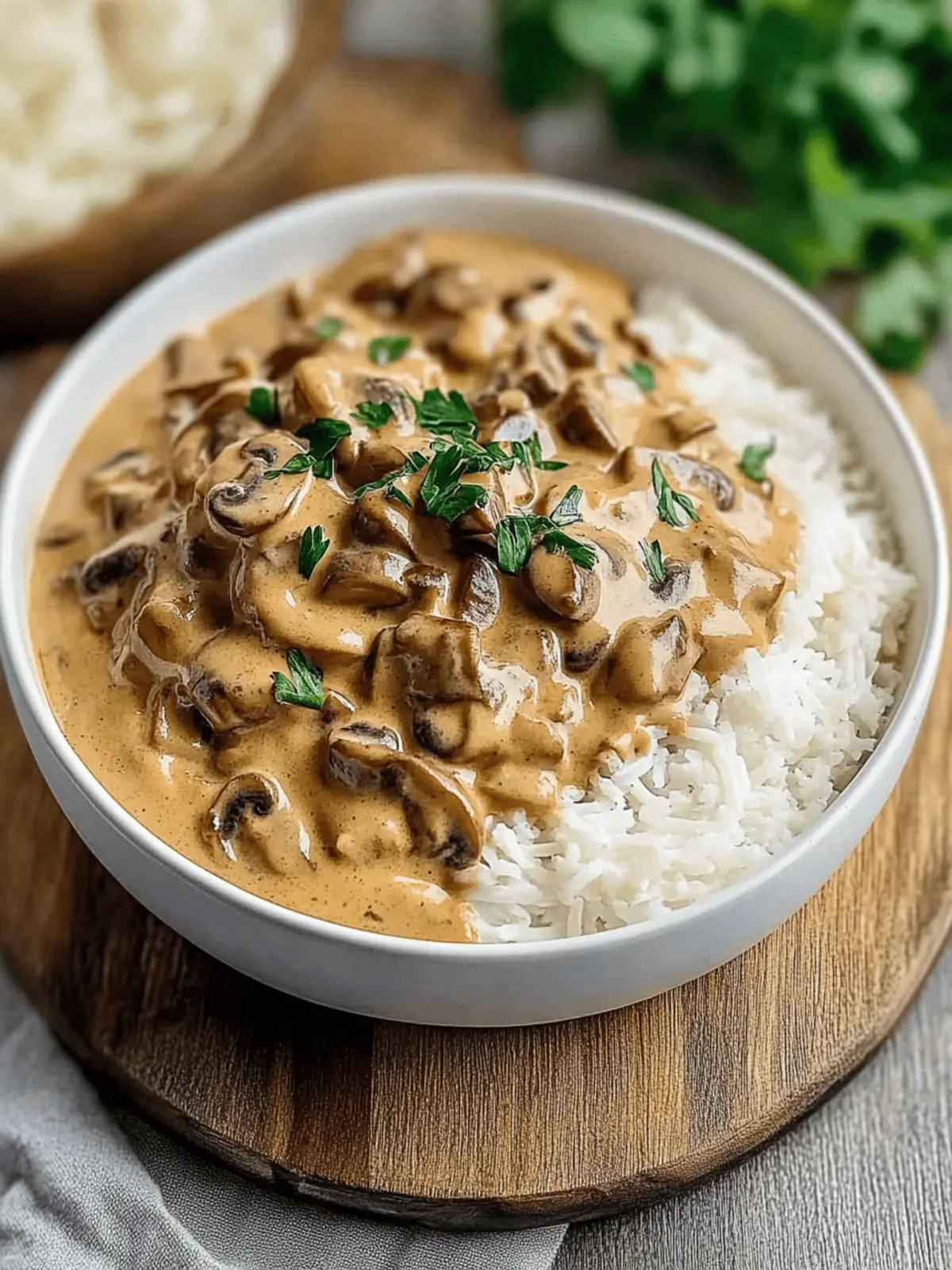 Savory Mushroom and Seitan Stroganoff for Cozy Nights 2 Mushroom and Seitan Stroganoff