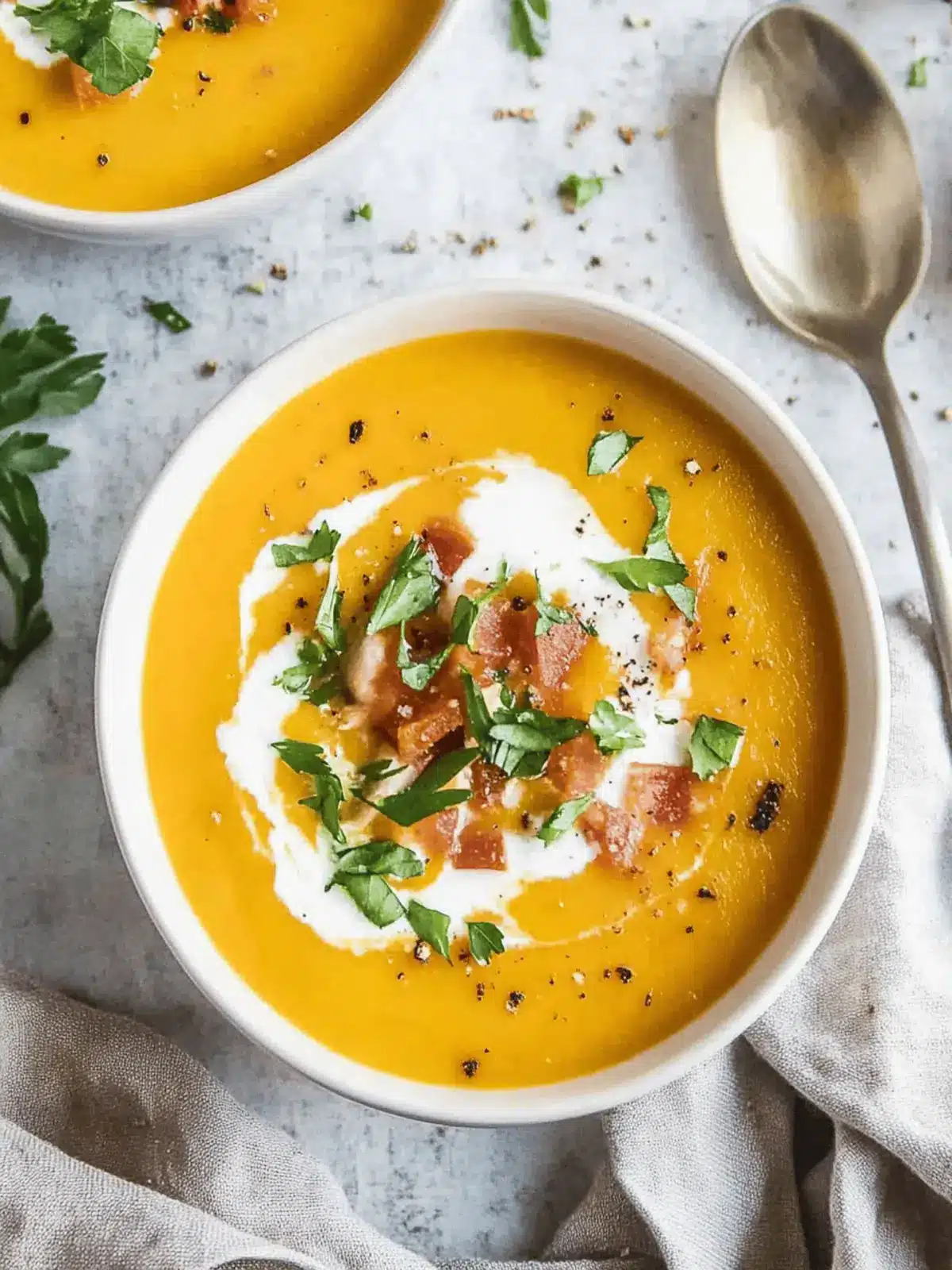 Chicken Soup with Butternut Squash