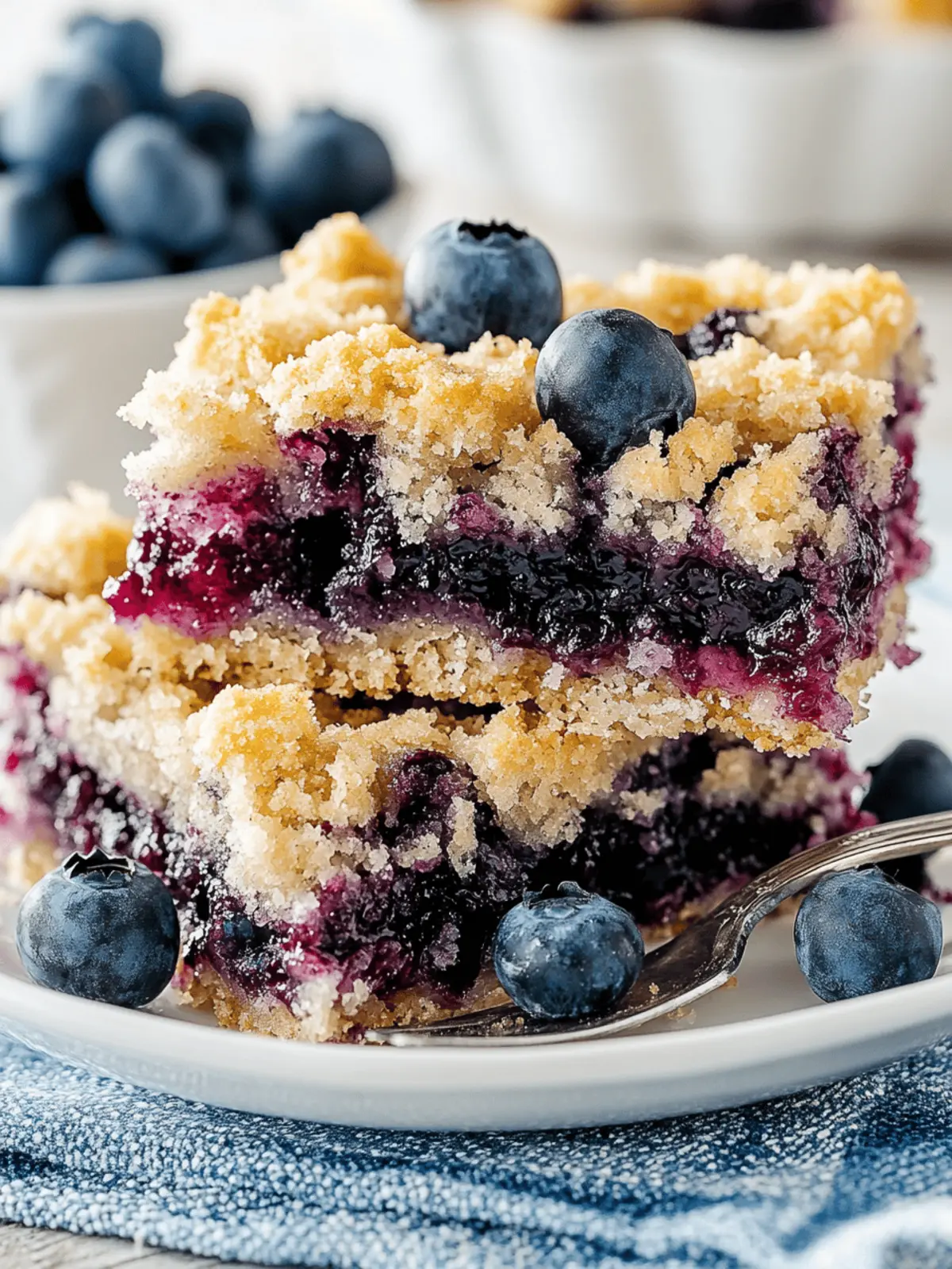 Blueberry Crumb Bars That Will Be Your New Summer Favorite 3 Blueberry Crumb Bars