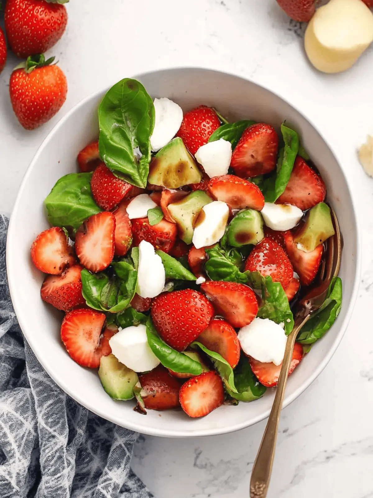 Strawberry Salad with Balsamic