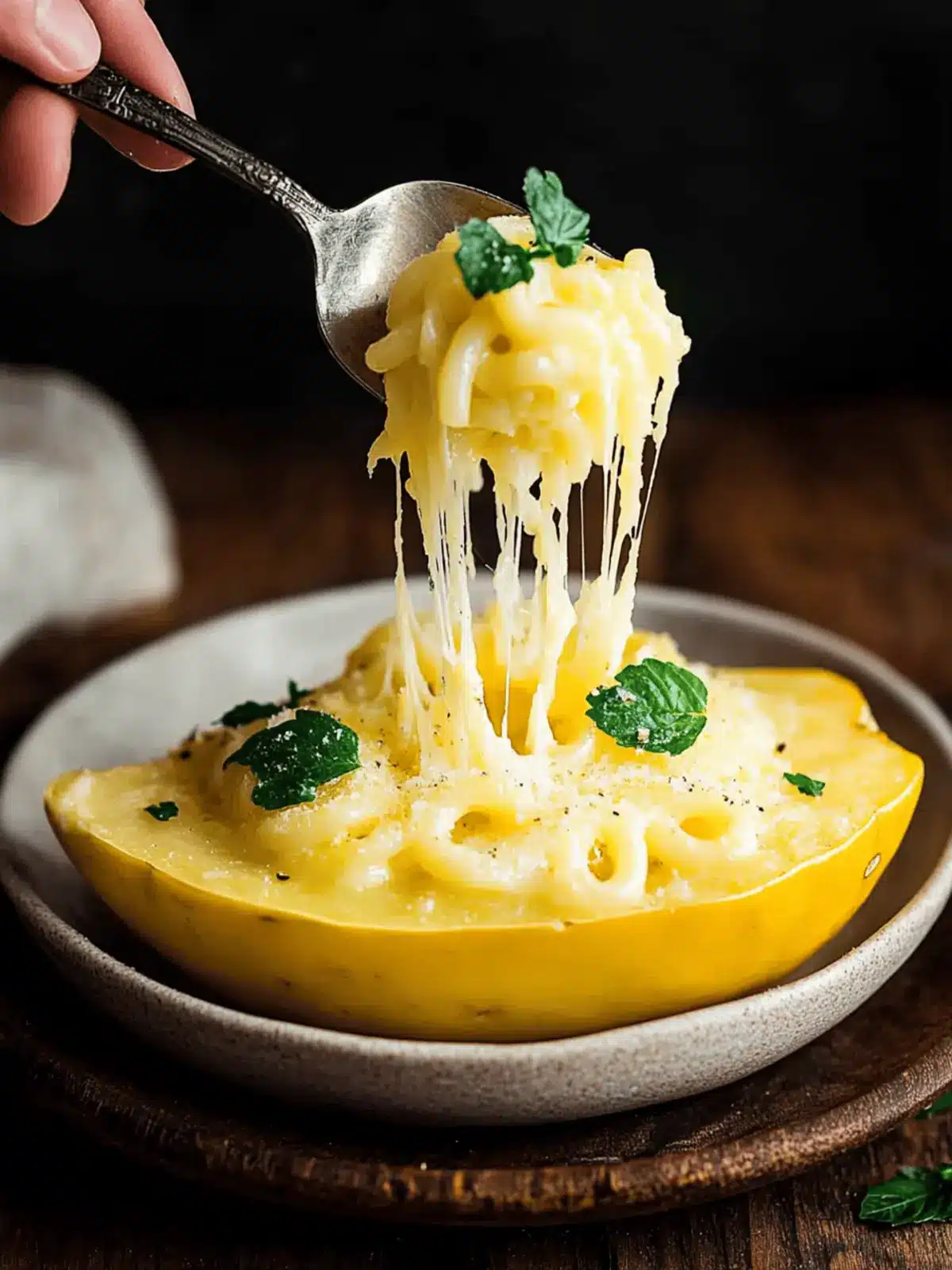 Crave-Worthy Spaghetti Squash Mac and Cheese Delight 3 Spaghetti Squash Mac and Cheese