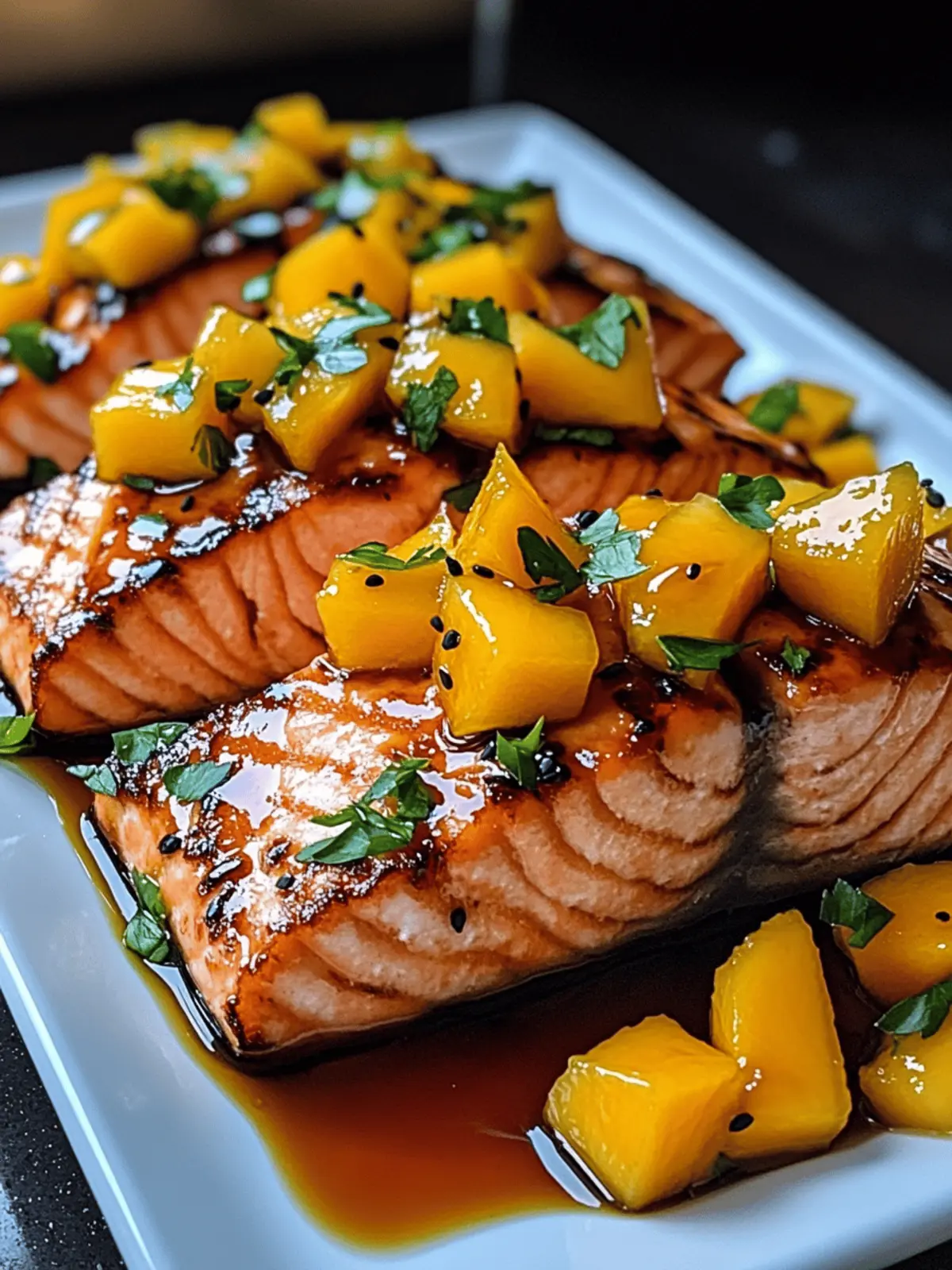 Mango Teriyaki Salmon: A Quick Tropical Flavor Explosion 3 Mango Teriyaki Salmon