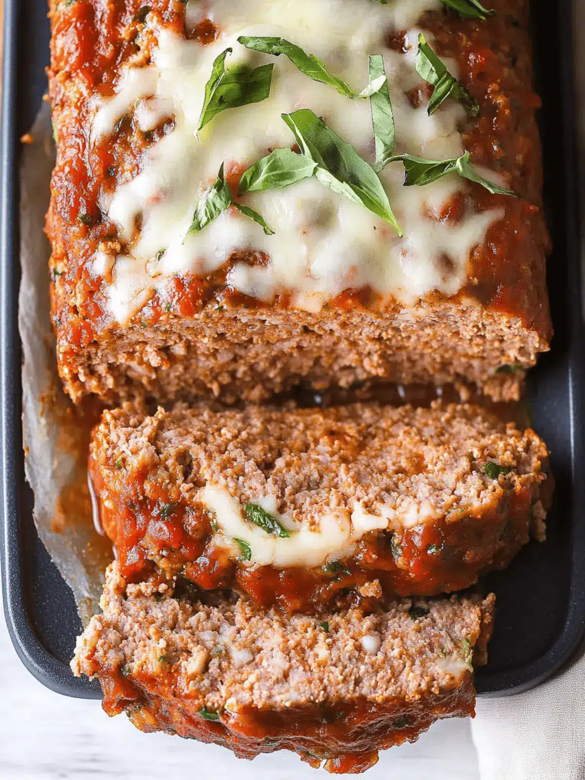 Irresistible Italian Meatloaf Loaded with Cheesy Goodness 2 Italian Meatloaf
