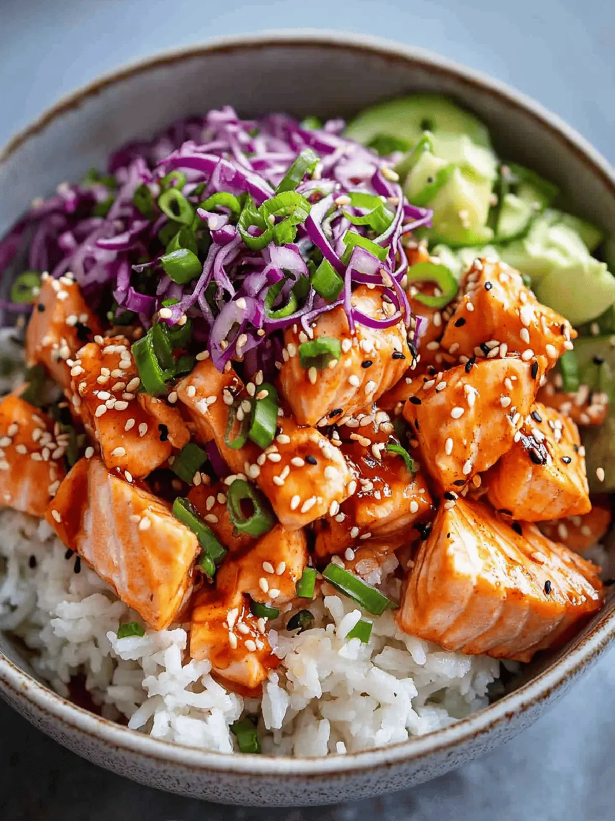 Delicious Asian Spicy Salmon Bowl That'll Spice Up Your Dinner 2 asian Spicy Salmon Bowl