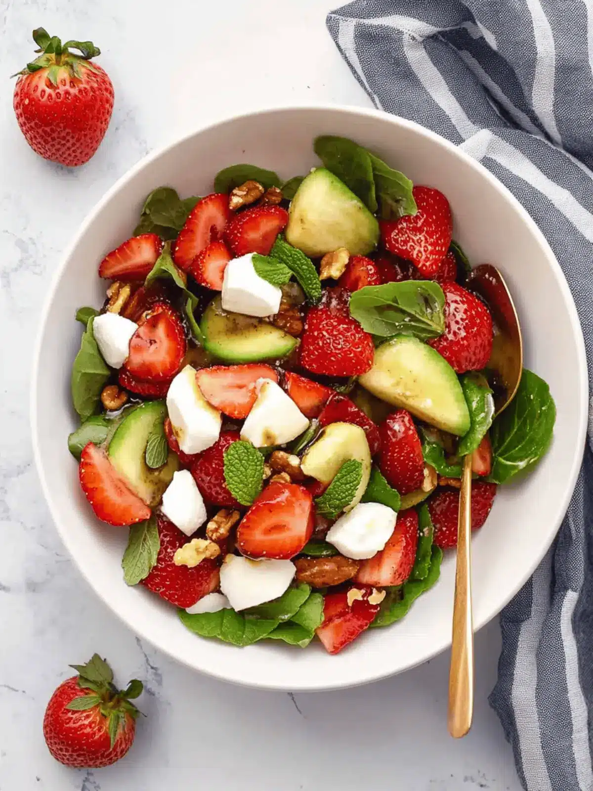 Strawberry Salad with Balsamic