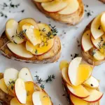 Apple and Cheddar Crostini