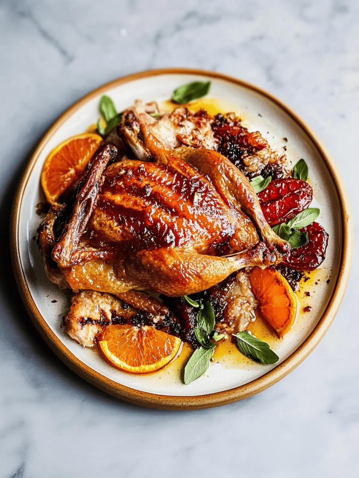 Orange-Maple Roast Duck Recipe