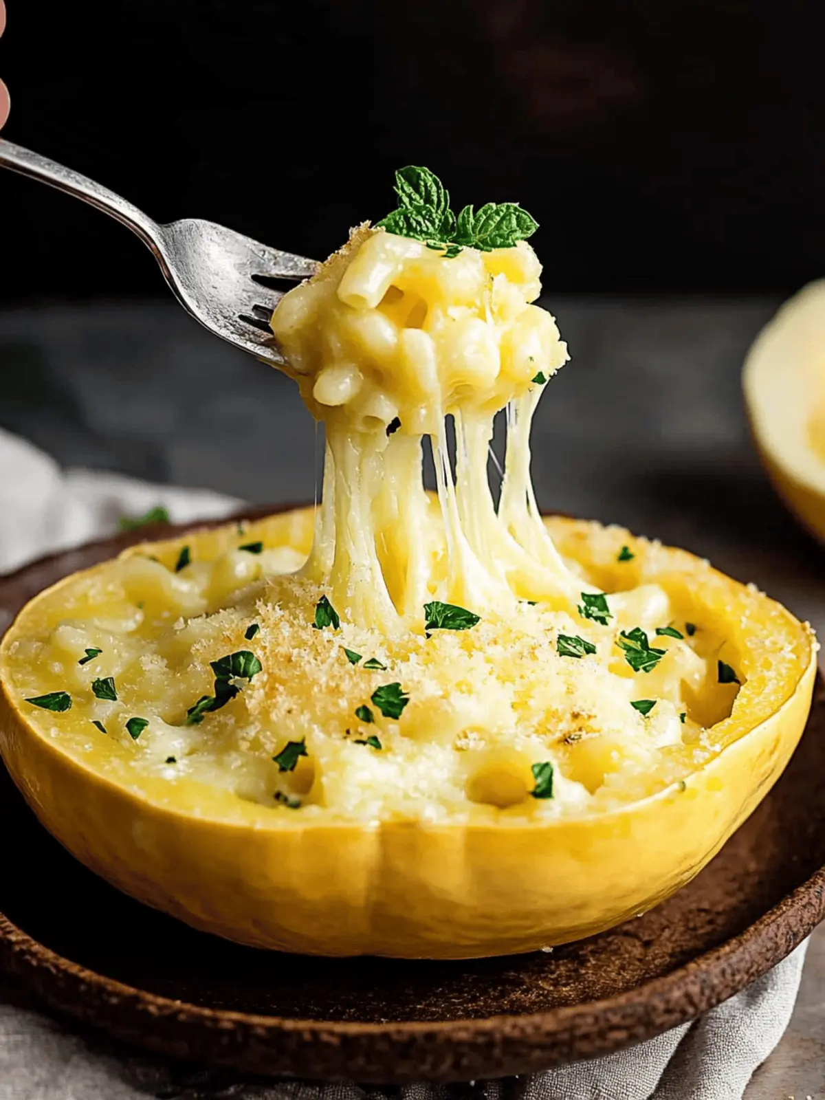 Crave-Worthy Spaghetti Squash Mac and Cheese Delight 4 Spaghetti Squash Mac and Cheese