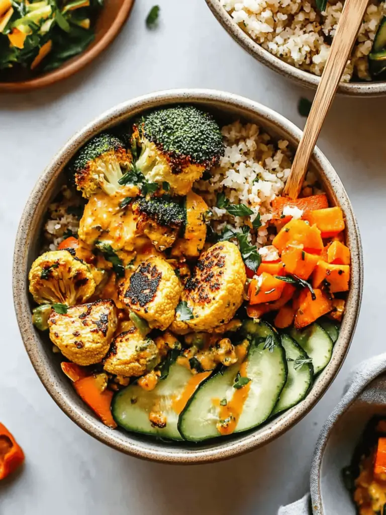 Roasted Veggie Glow Bowls