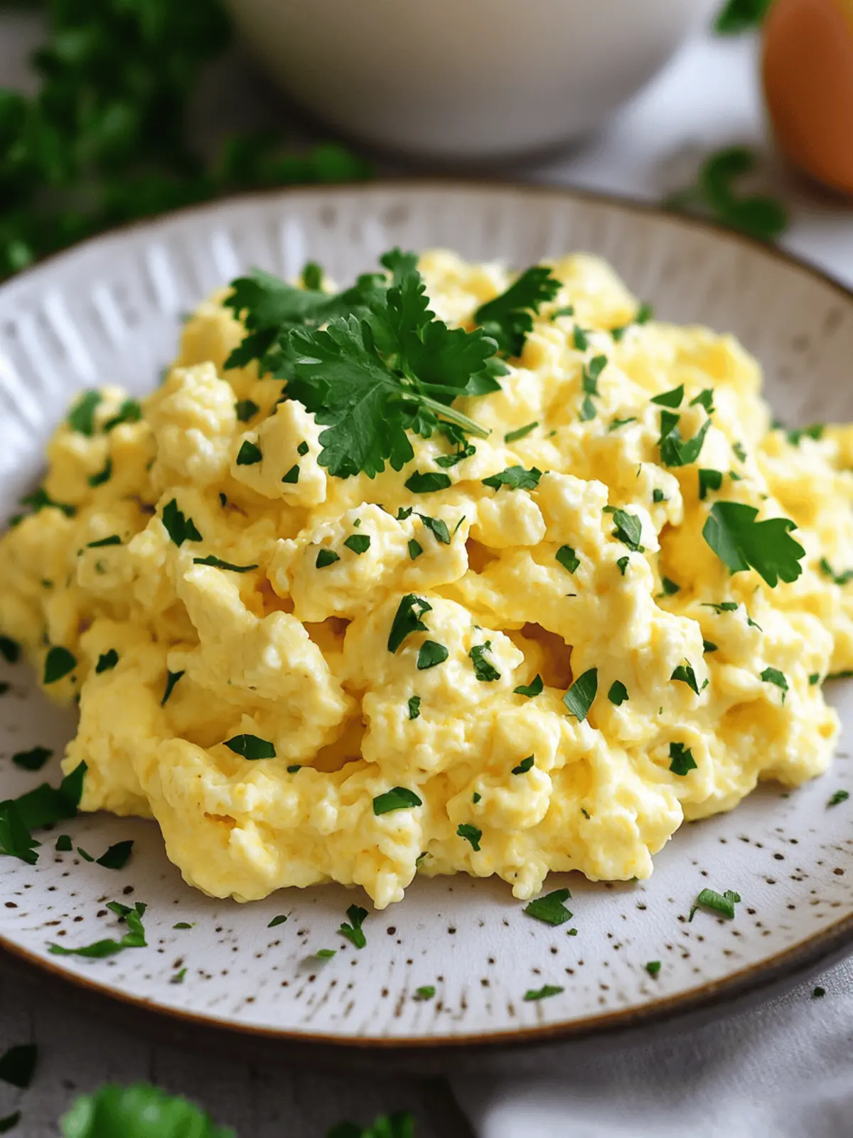Herb Scrambled Eggs