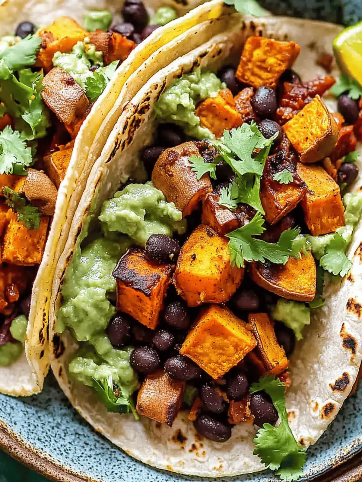 Black Bean Sweet Potato Tacos