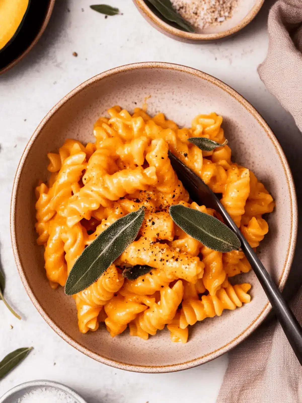 Creamy Pumpkin Sage Pasta That Will Warm Your Soul 2 Pumpkin Sage Pasta