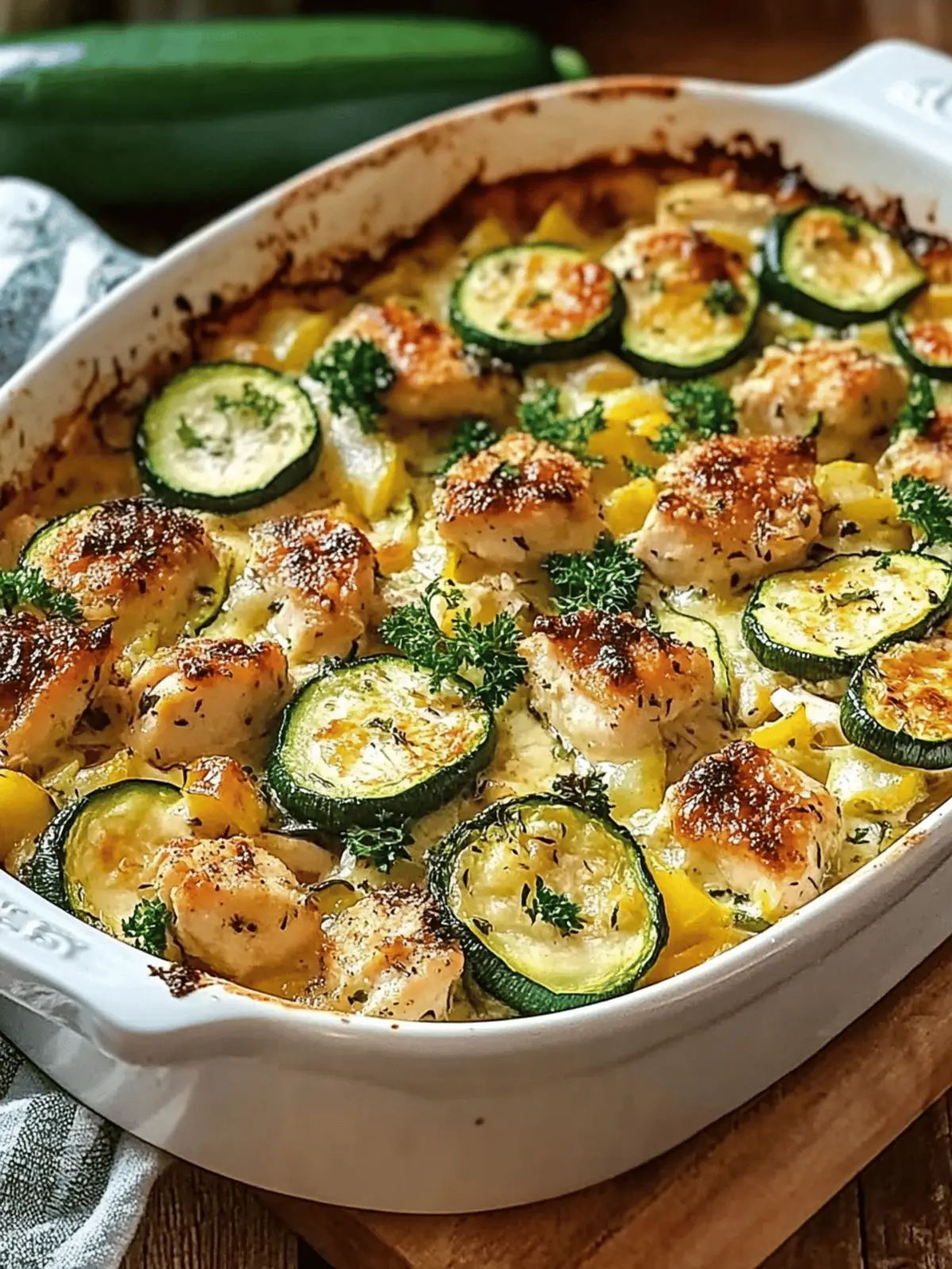 Easy Chicken Zucchini Bake for Busy Weeknight Dinners 4 Easy Chicken Zucchini Bake