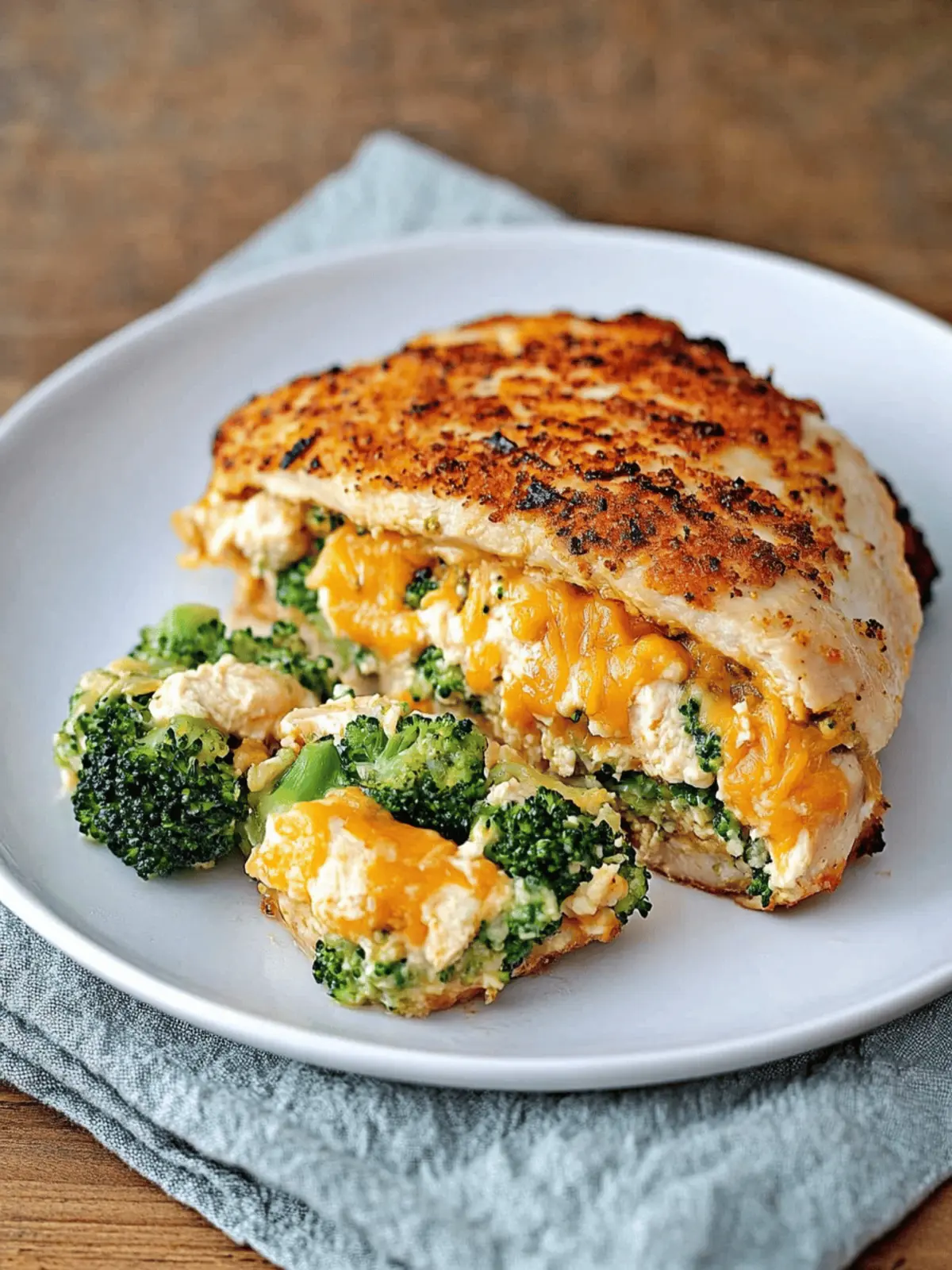 Cheesy Broccoli Stuffed Chicken for a Healthy Family Feast 4 Cheesy Broccoli Stuffed Chicken