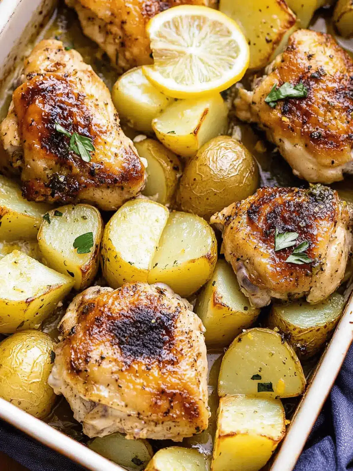 Crusty Lemon Chicken and Potatoes