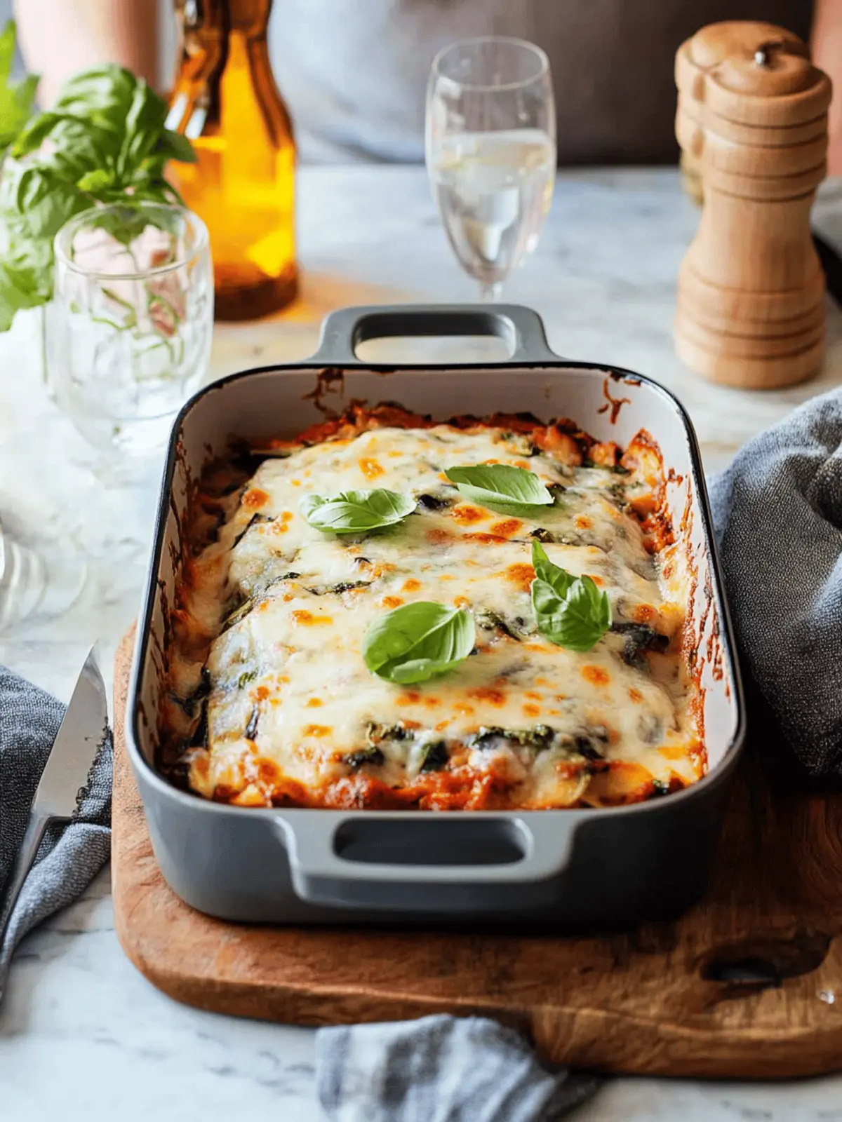 Eggplant Parmesan Bake