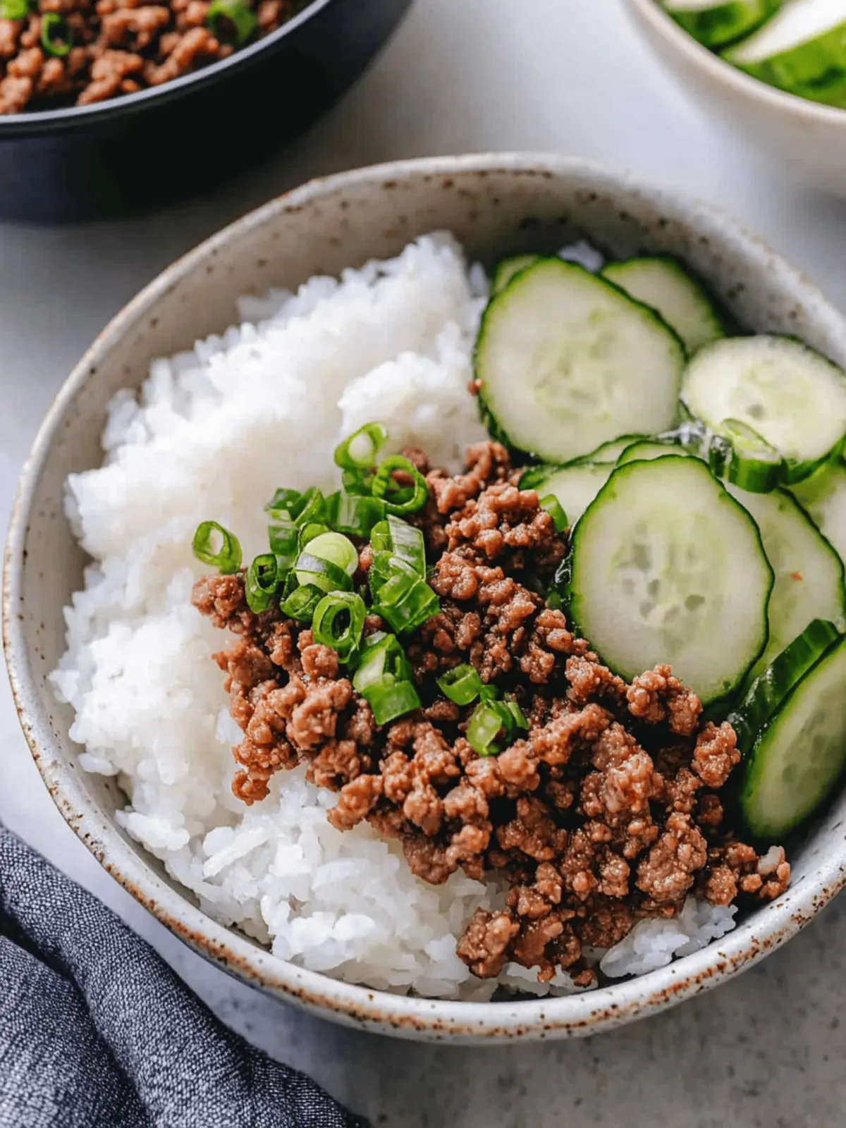 Delicious Korean Ground Beef Bowl (Quick & Easy)