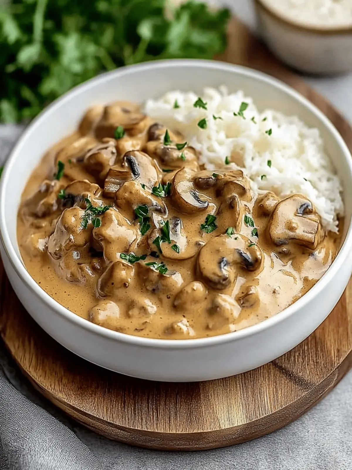 Mouthwatering Mushroom and Seitan Stroganoff for Cozy Nights 4 Mushroom and Seitan Stroganoff