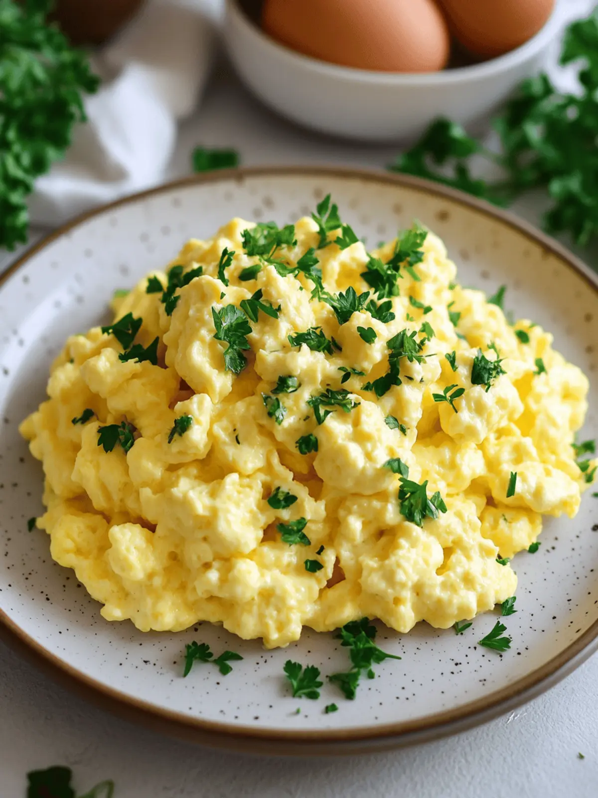 Fluffy Herb Scrambled Eggs for a Delicious Breakfast Boost 4 Herb Scrambled Eggs