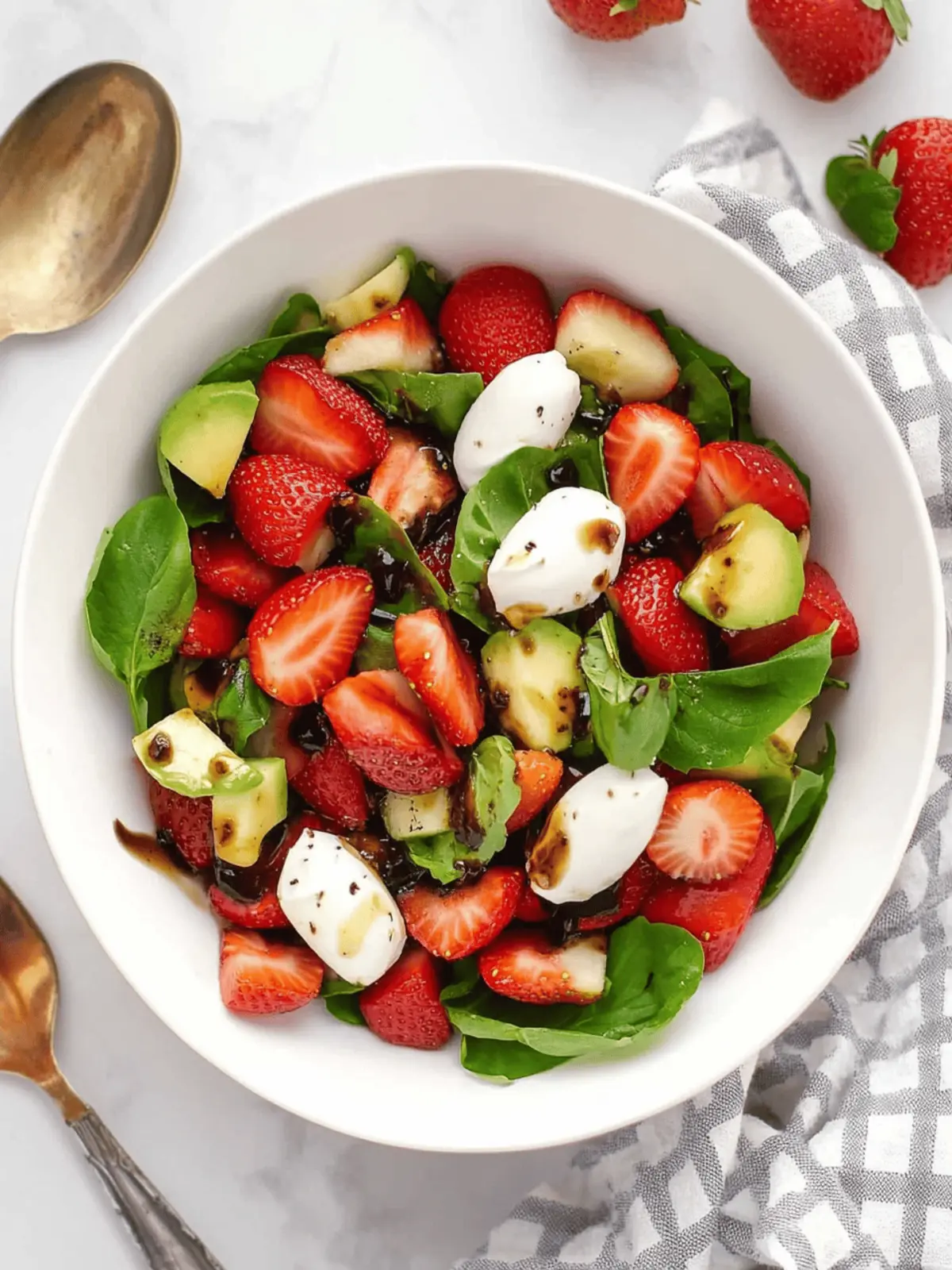 Strawberry Salad with Balsamic