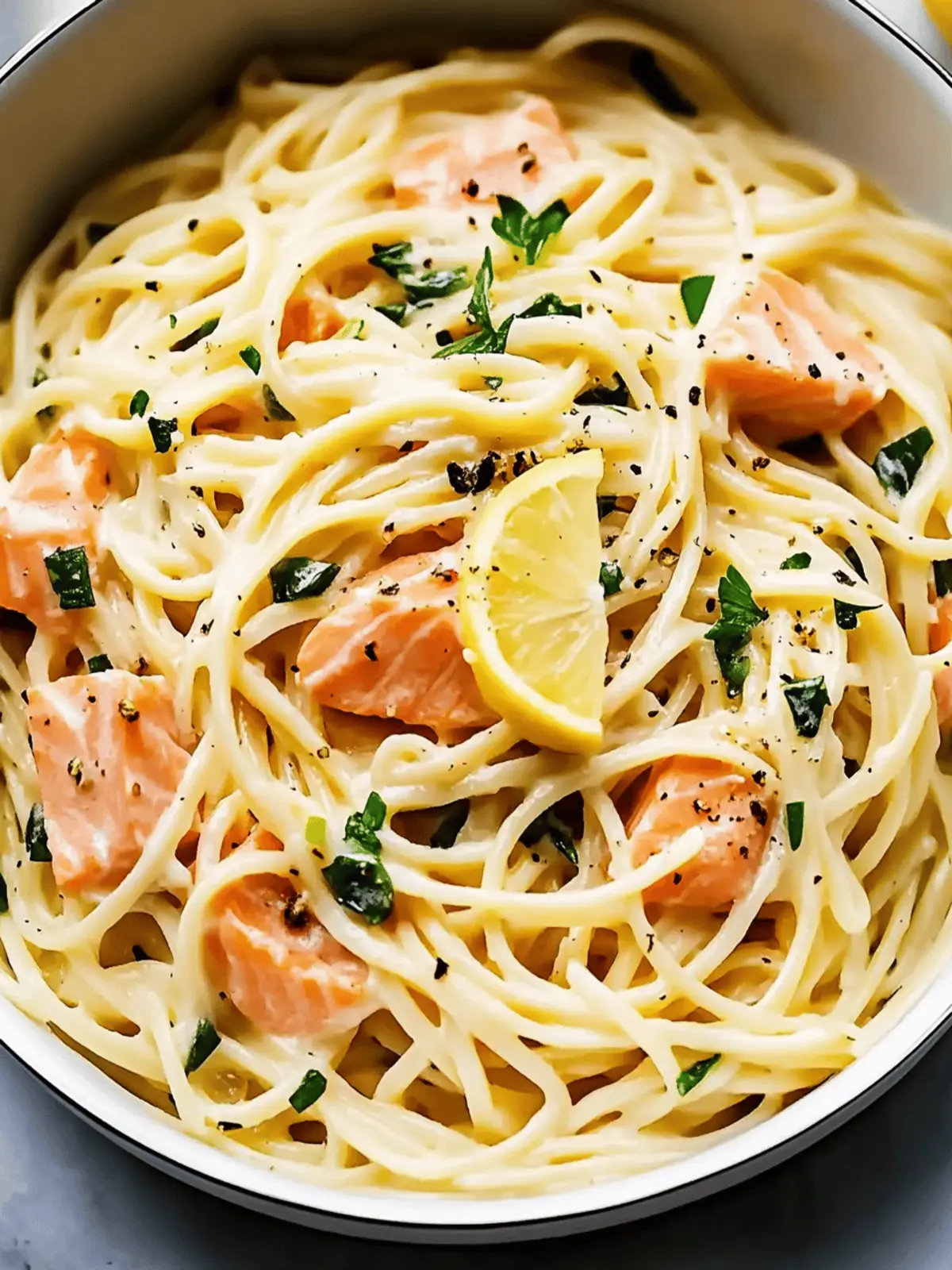 Healthier Smoked Salmon Linguine Ready in 30 Minutes 2 Healthier Smoked Salmon Linguine