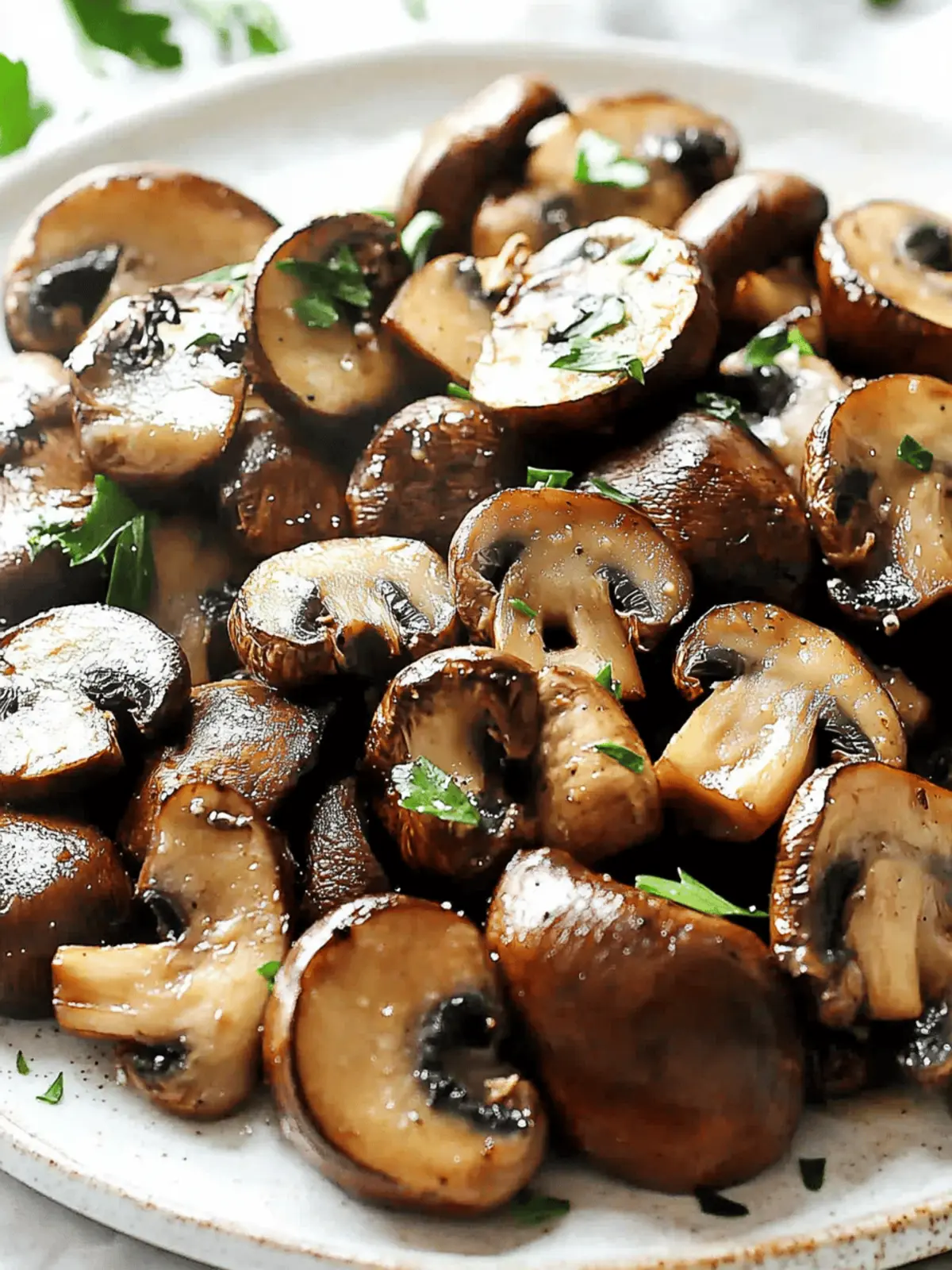 Savory Roasted Mushrooms with Butter and Garlic Magic 3 Roasted Mushrooms
