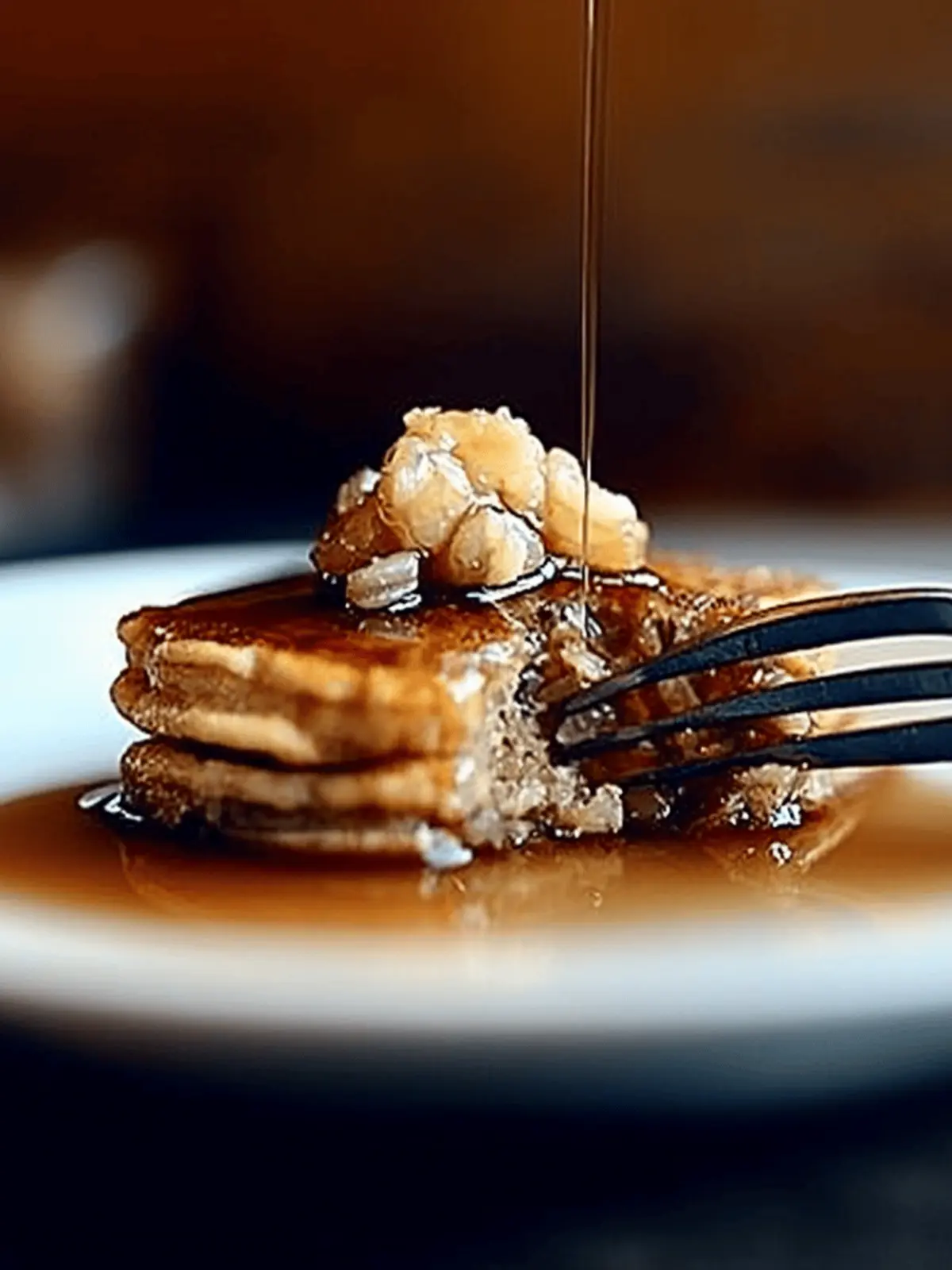 Hearty Wild Rice Pancakes with Maple Syrup for a Cozy Breakfast 2 Wild Rice Pancakes with Maple Syrup