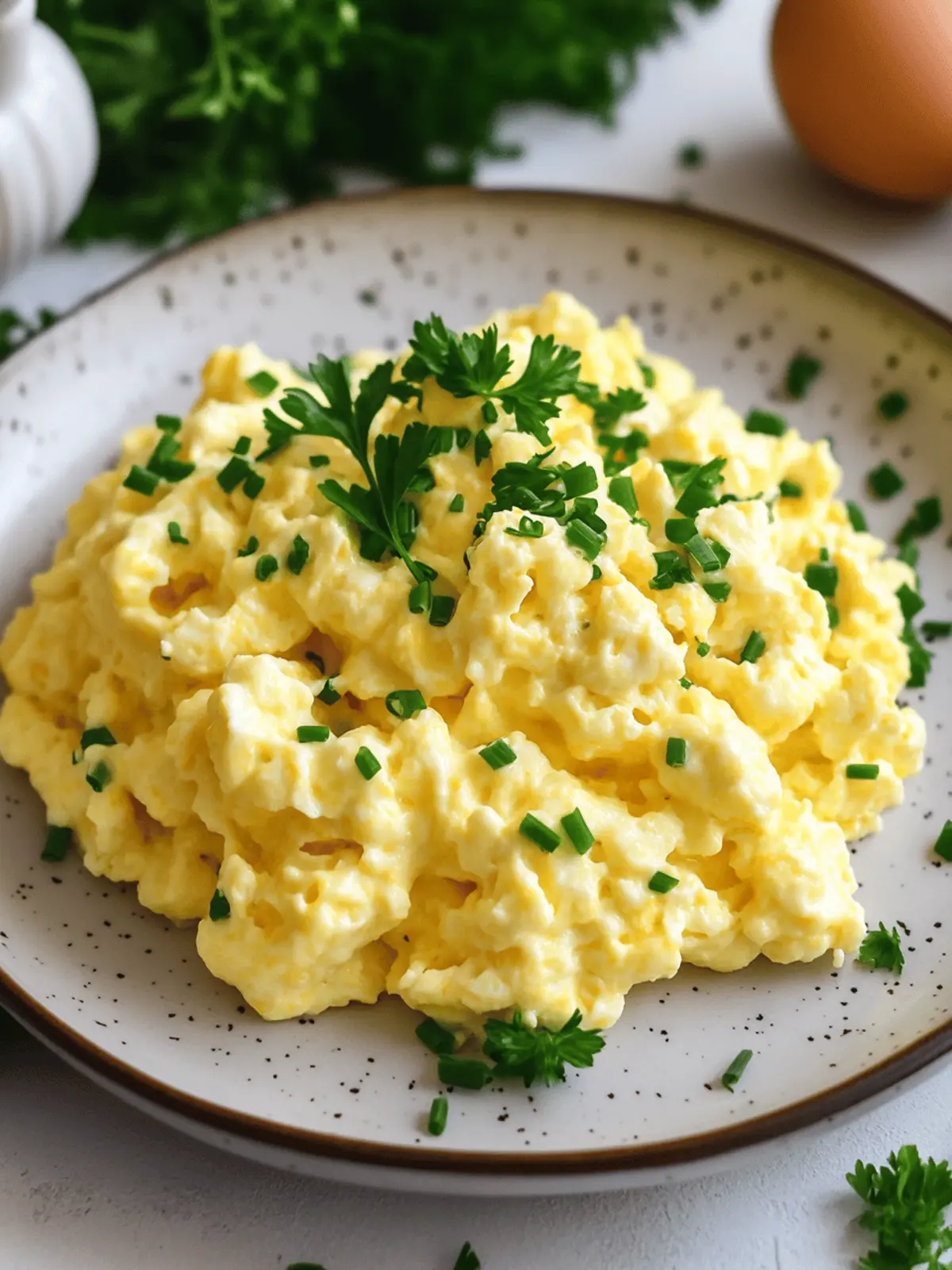 Fluffy Herb Scrambled Eggs for a Delicious Breakfast Boost 2 Herb Scrambled Eggs
