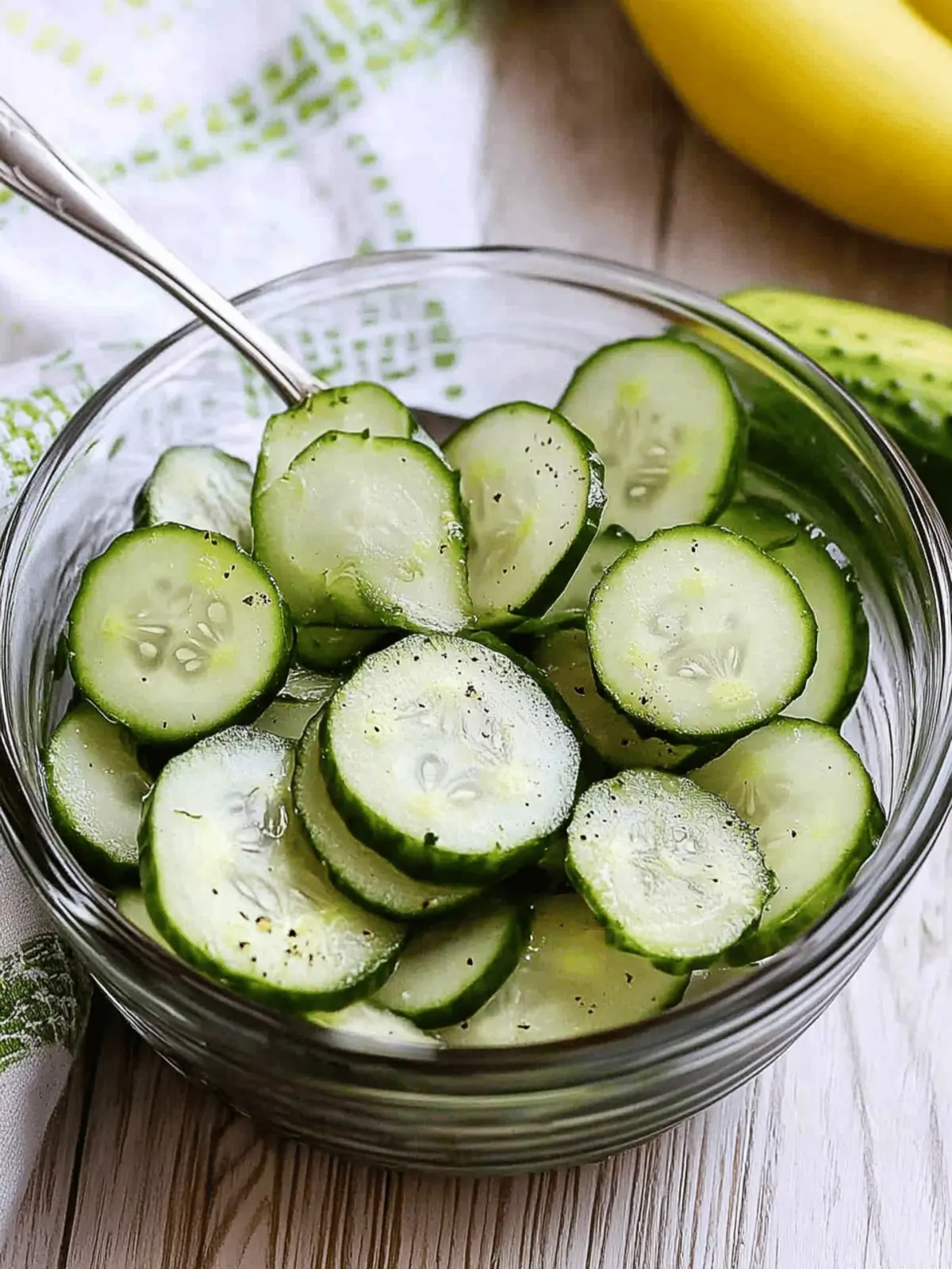 Cucumber Salad with Vinegar