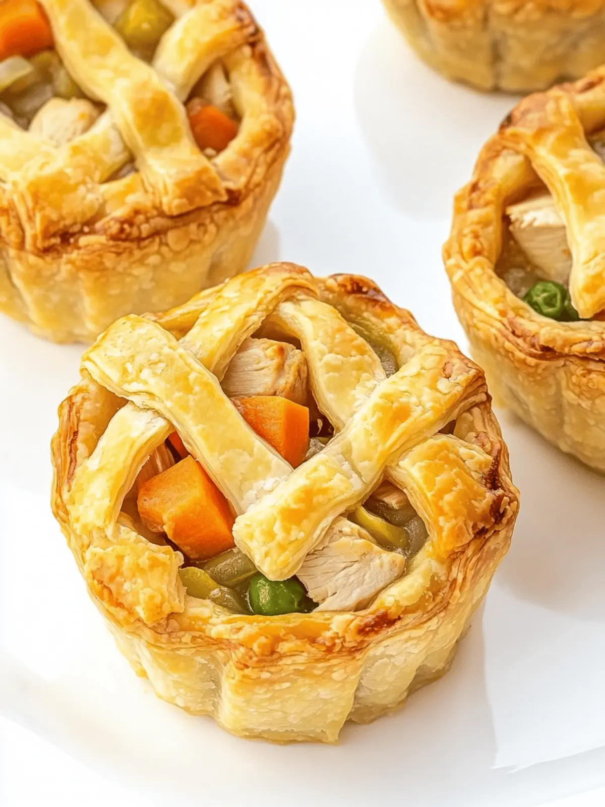 Mini Chicken Pot Pies: Cozy Comfort for Quick Dinners 3 Mini Chicken Pot Pies