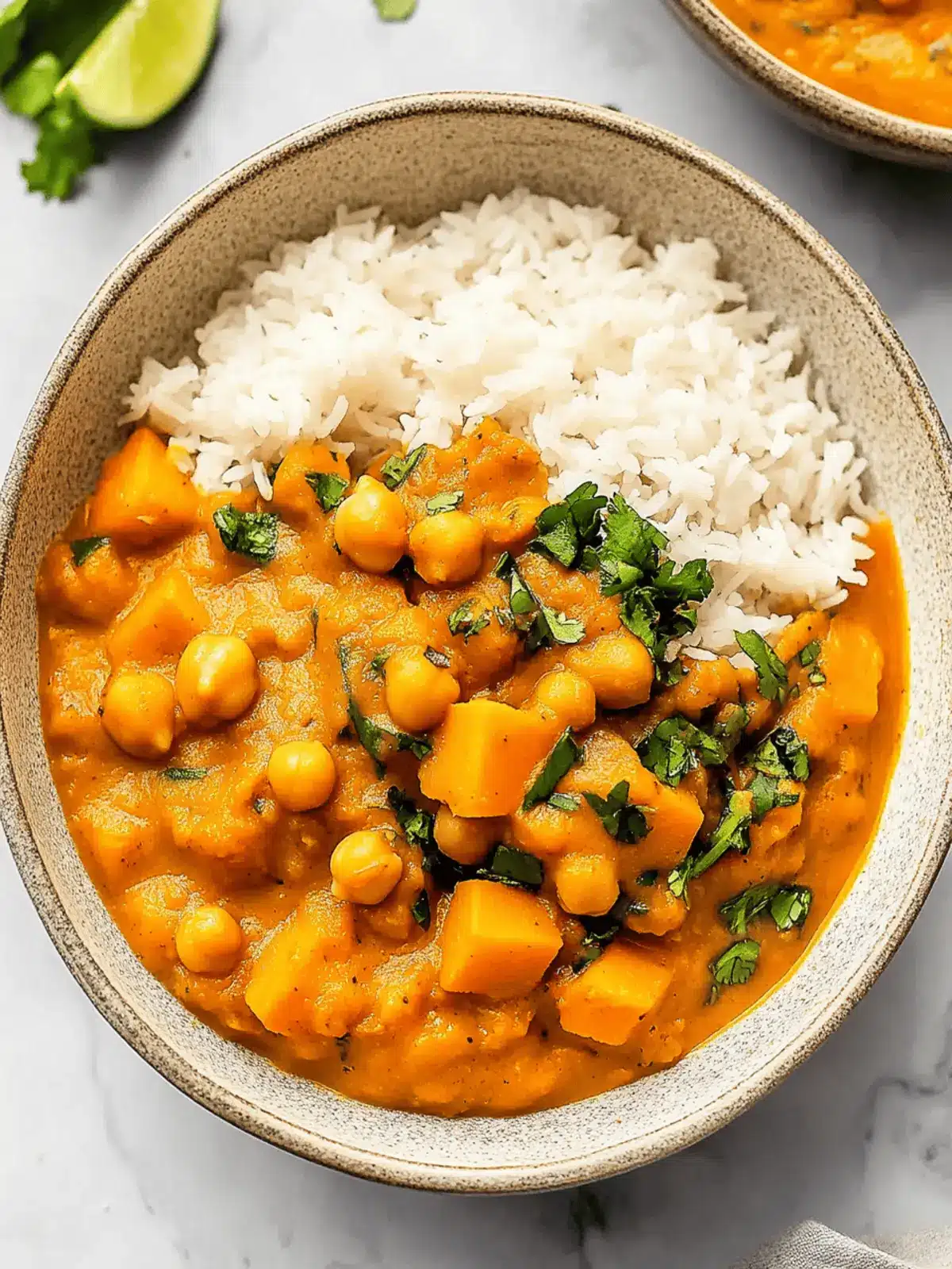 Savory Sweet Potato and Chickpea Curry That's Irresistibly Good 4 Sweet Potato and Chickpea Curry