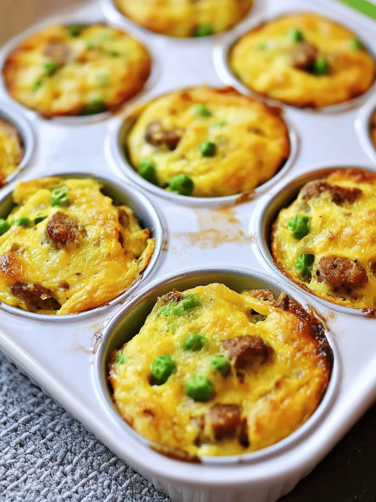 Individual Sausage Casseroles