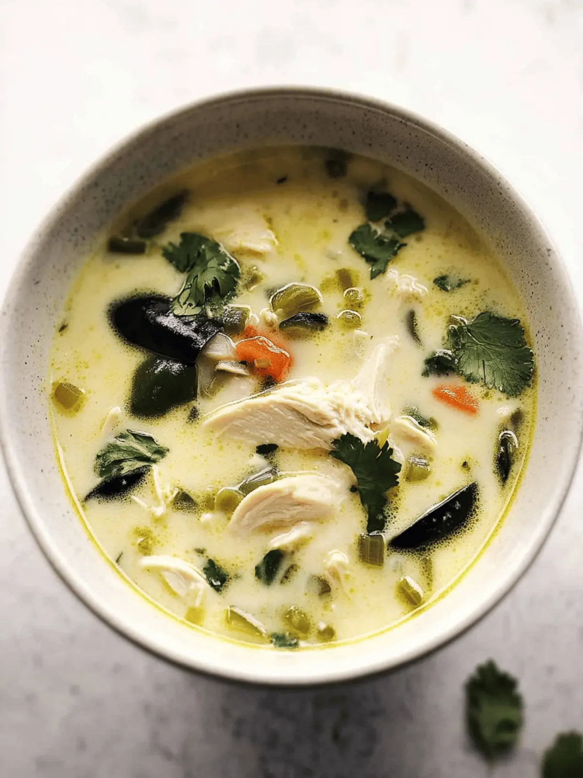 Cozy Up with Creamy Chicken Poblano Soup for Dinner Magic 2 Creamy Chicken Poblano Soup