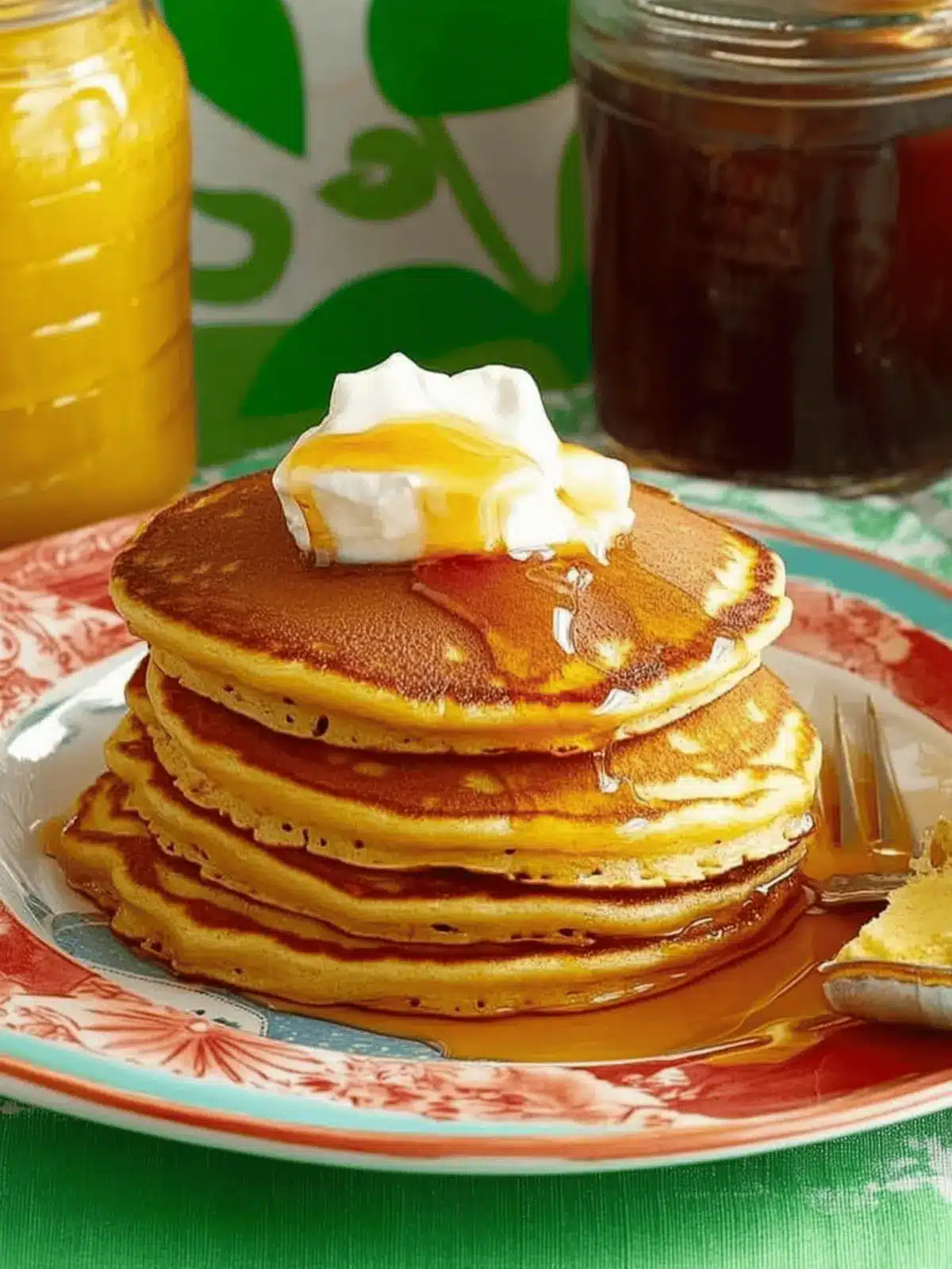 Savor the Fluff: Edna Mae's Sour Cream Pancakes Delight 2 Sour Cream Pancakes