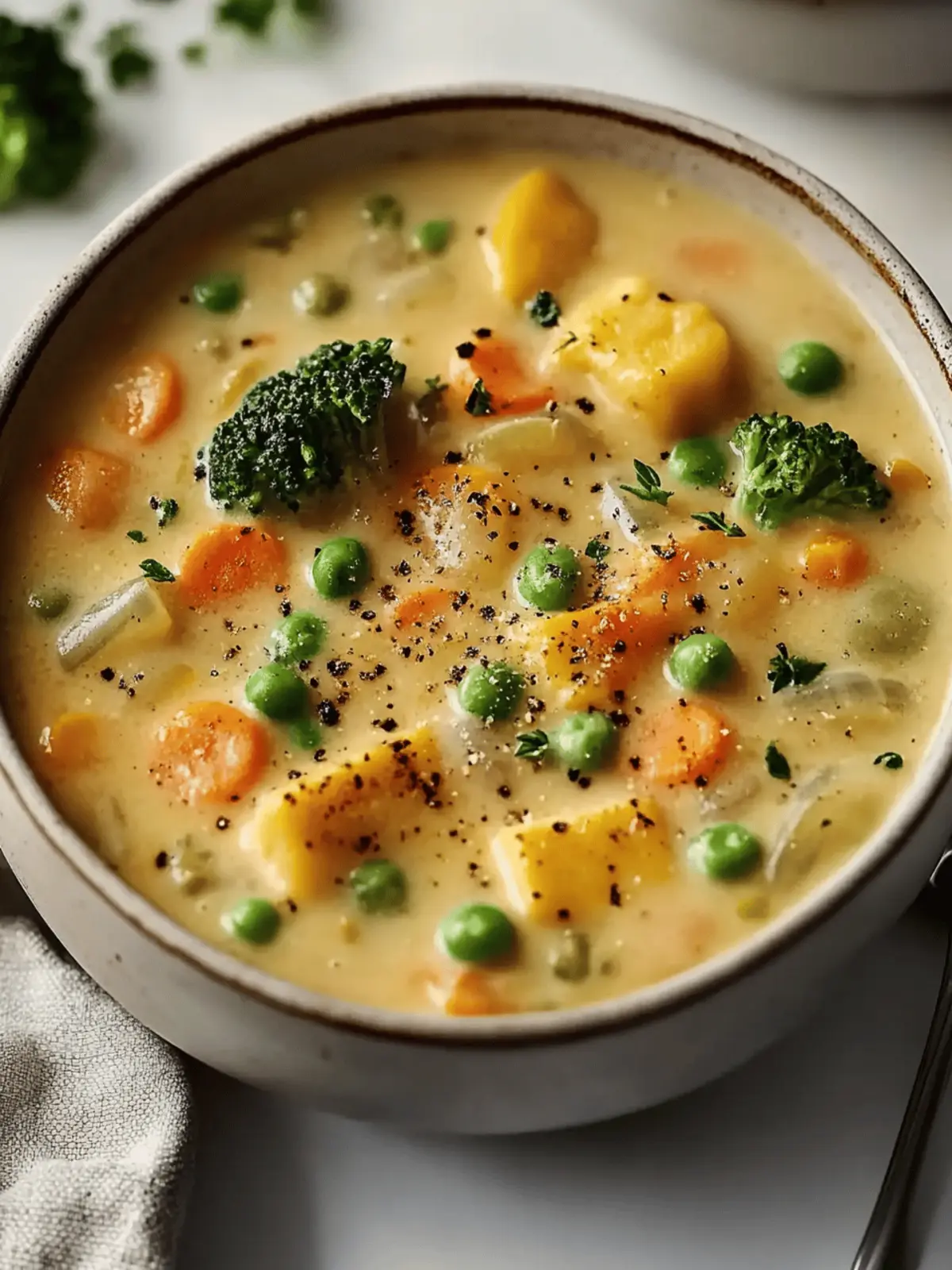 Comforting Veggie Pot Pie Soup Ready in 45 Minutes 3 Veggie Pot Pie Soup