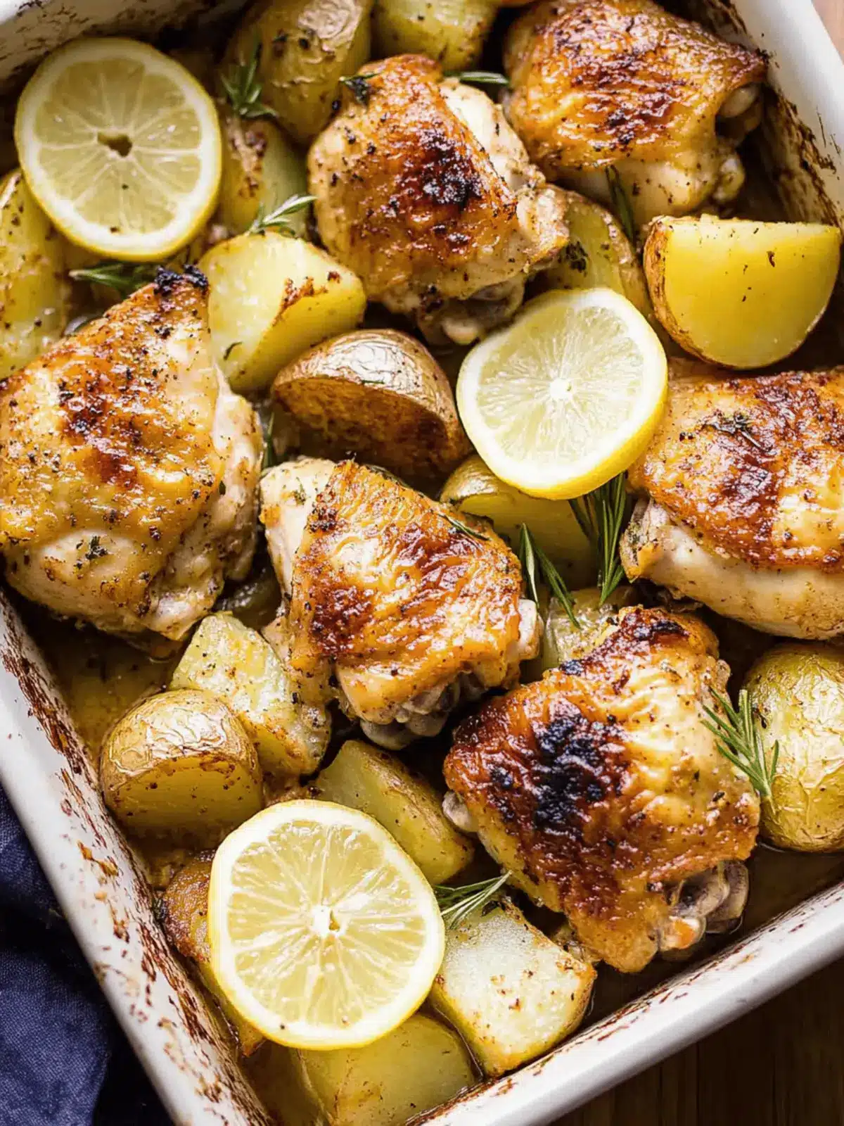 Crusty Lemon Chicken and Potatoes