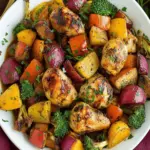 Balsamic Glazed Chicken and Veggies (Sheet Pan)