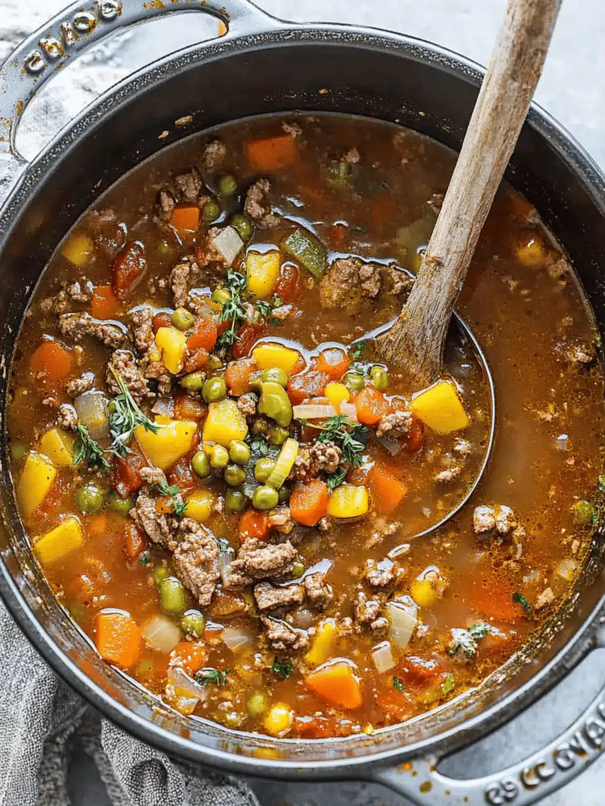Crock Pot Cowboy Soup – Warm Comfort for Busy Nights 3 Crock Pot Cowboy Soup