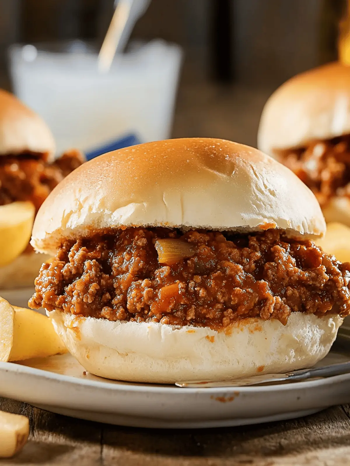 Slow Cooker Sloppy Joes