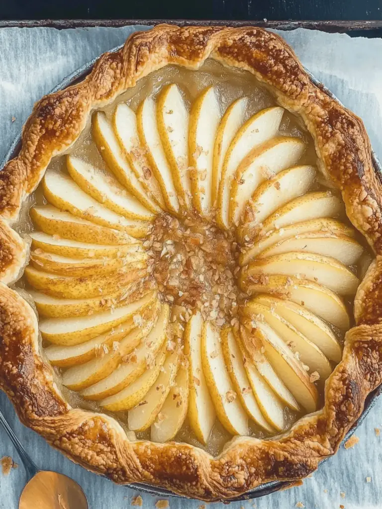 Sweet Pear and Almond Galette