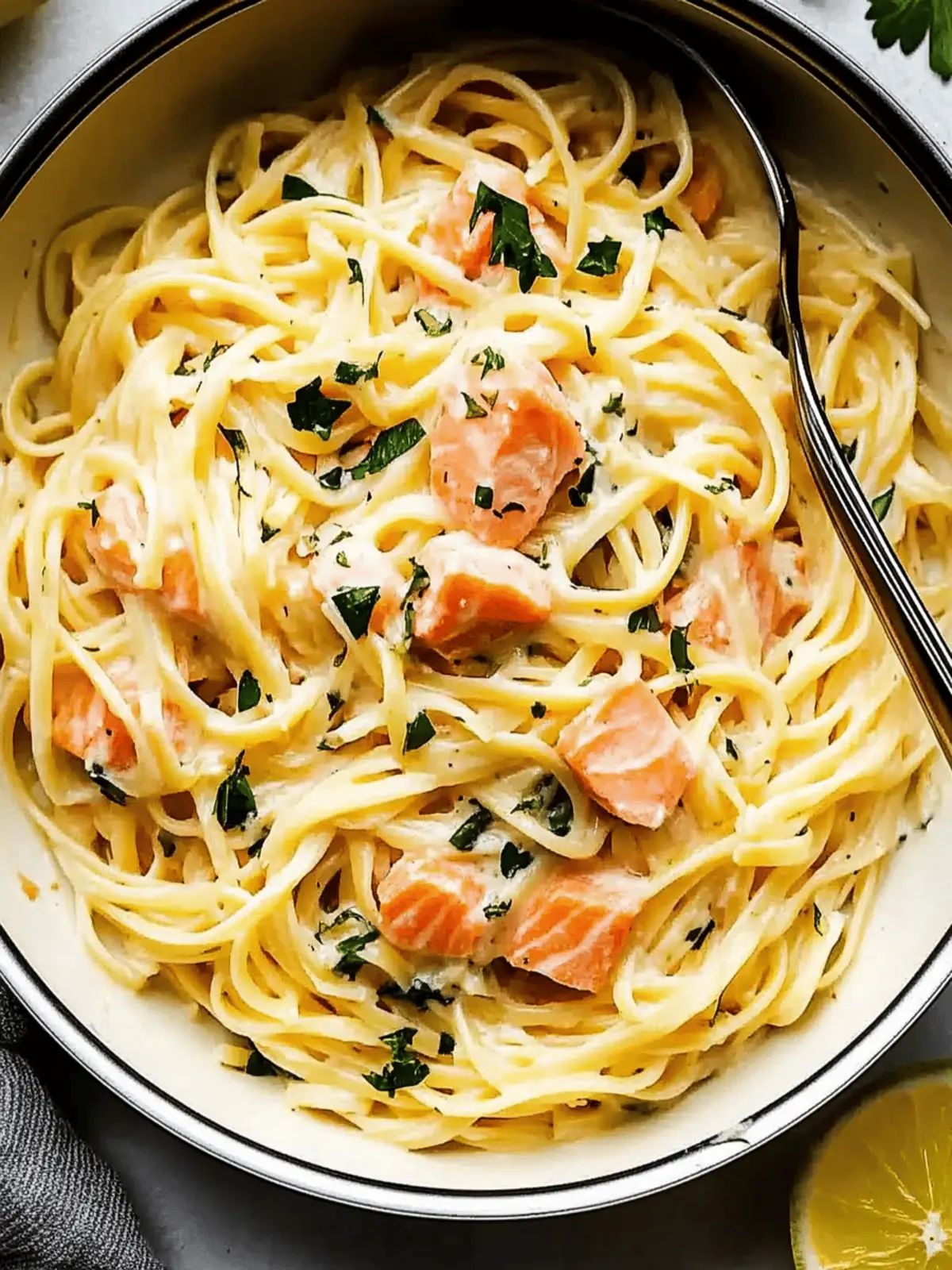 Healthier Smoked Salmon Linguine in Just 30 Minutes 2 Healthier Smoked Salmon Linguine