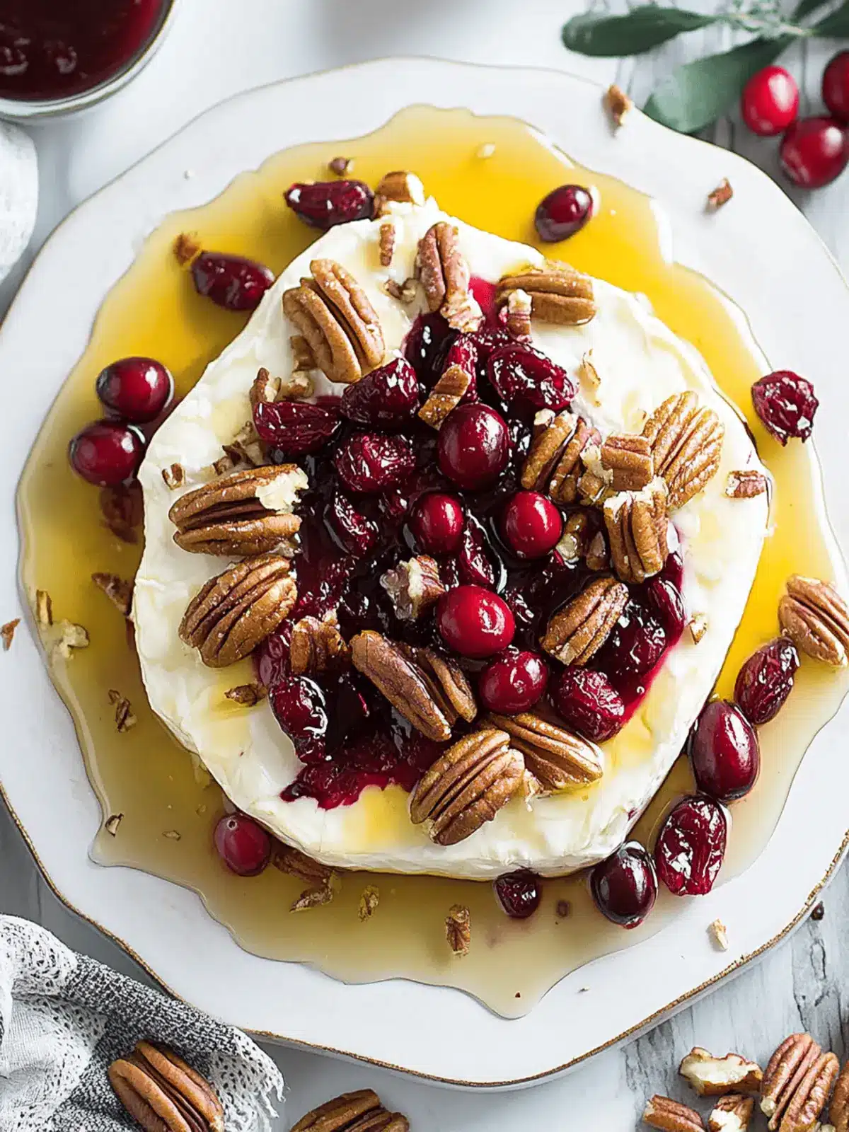 Savor This Baked Brie with Cranberries and Pecans Delight 3 Baked Brie with Cranberries and Pecans
