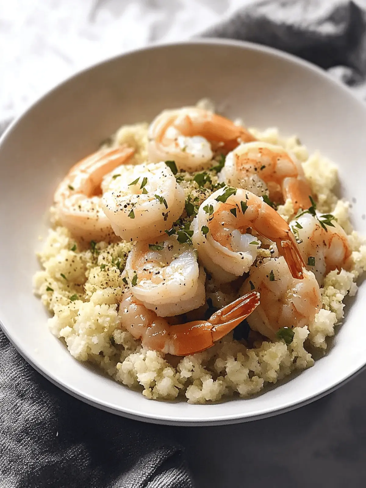 Garlic Butter Shrimp and Cauliflower Rice: A 30-Minute Delight 3 Garlic Butter Shrimp and Cauliflower Rice